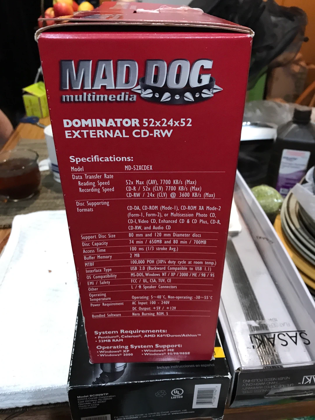 Mad Dog Multimedia 52X CD-RW Dominator - photo 4