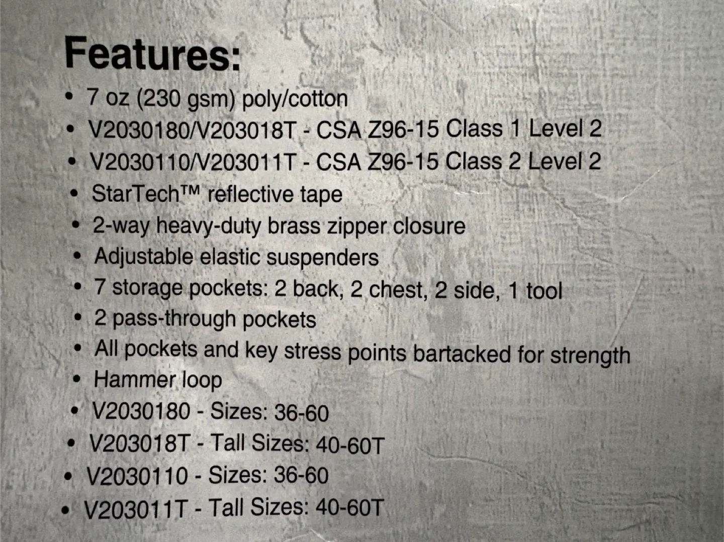 Pioneer Safety Poly/Cotton Overalls - Size 36-60 image indicator(2)