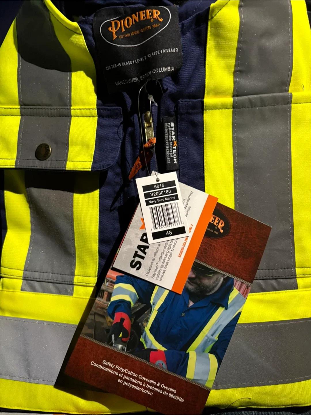 Pioneer Safety Poly/Cotton Overalls - Size 36-60 image indicator(3)