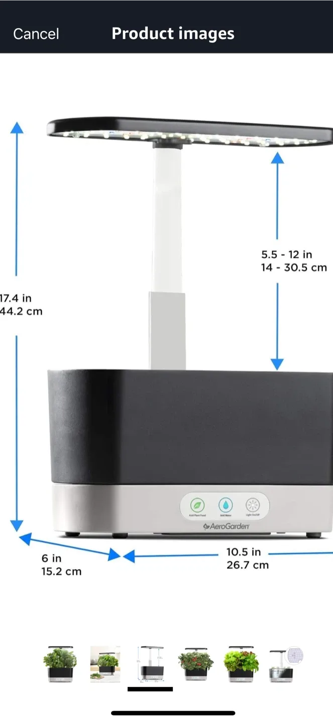 AeroGarden - Mini Greenhouse with LED lights image indicator(4)