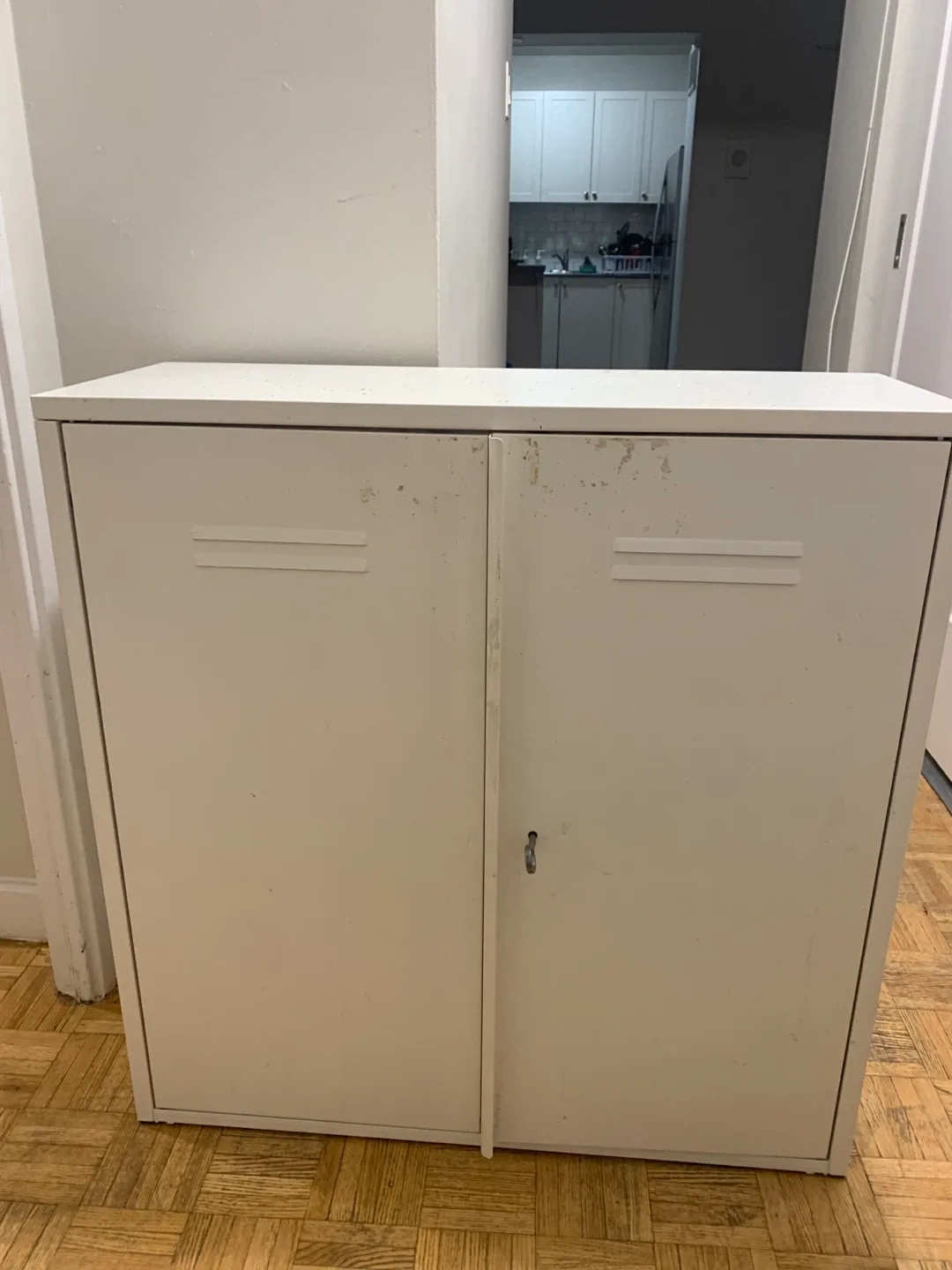 IKEA PS Cabinet - White Metal Cabinet image indicator(4)