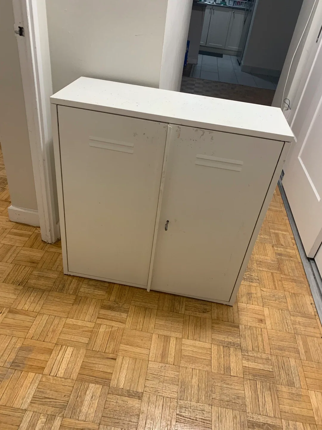 IKEA PS Cabinet - White Metal Cabinet image indicator(5)