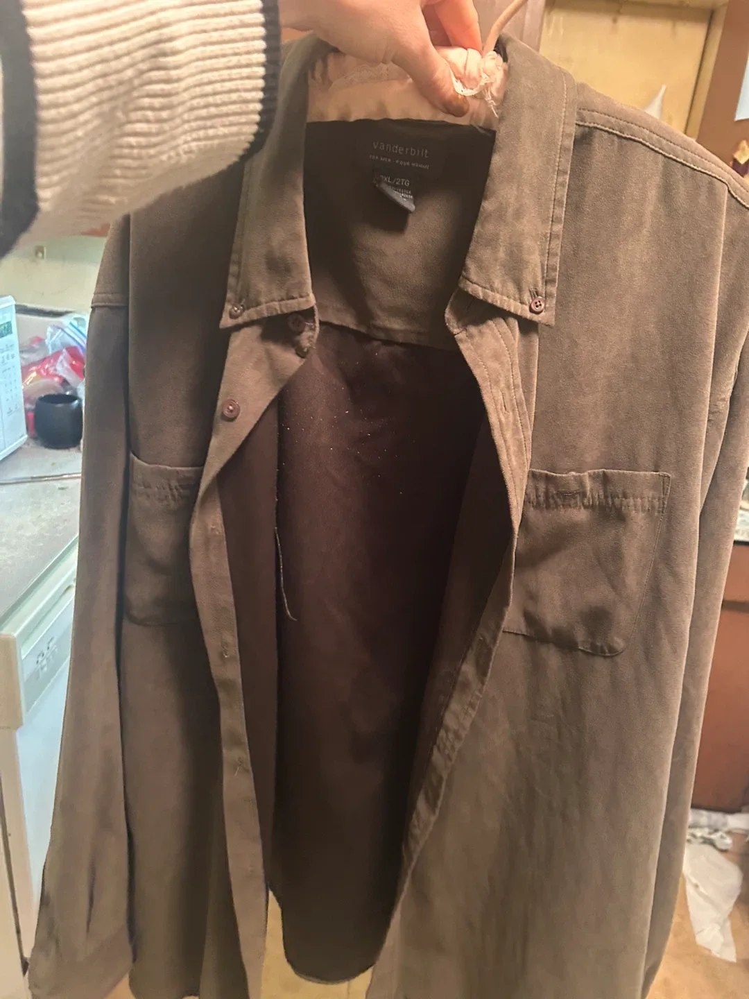 Lot of 2 MENs Firethorn and Vanderbilt XXL Button Up Shirts image indicator(6)