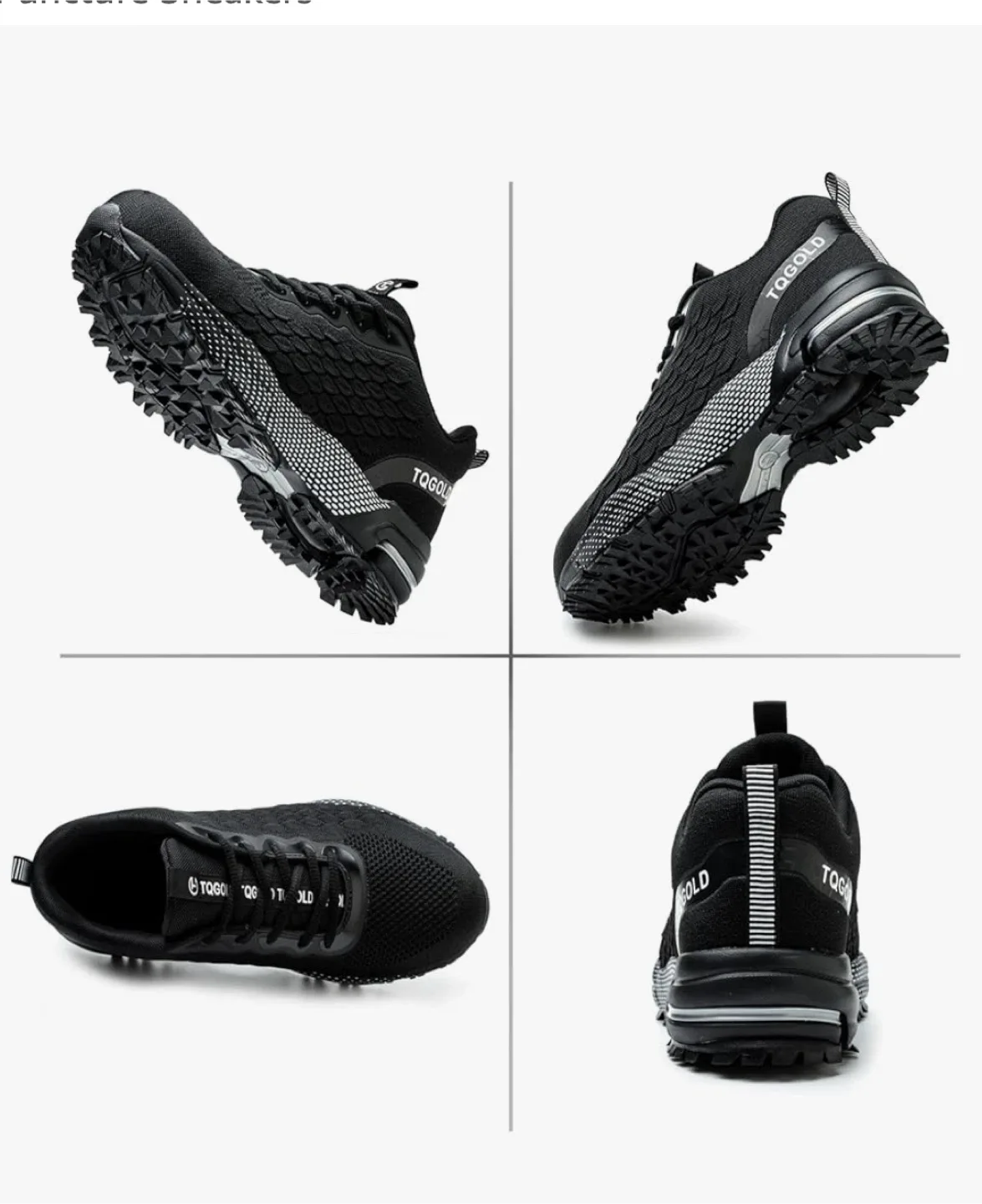 Steel toes Black Safety Sneakers - Size 38 image indicator(3)