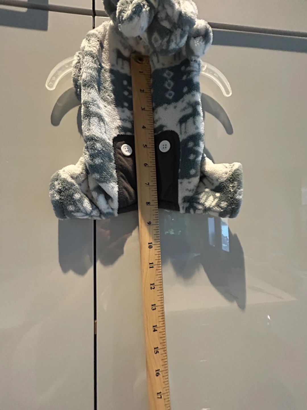 Dog Onesie - Grey & White, Size Small - photo 4