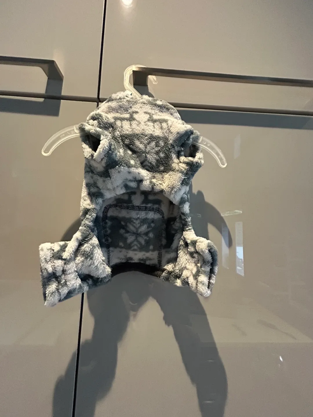 Dog Onesie - Grey & White, Size Small image indicator(3)