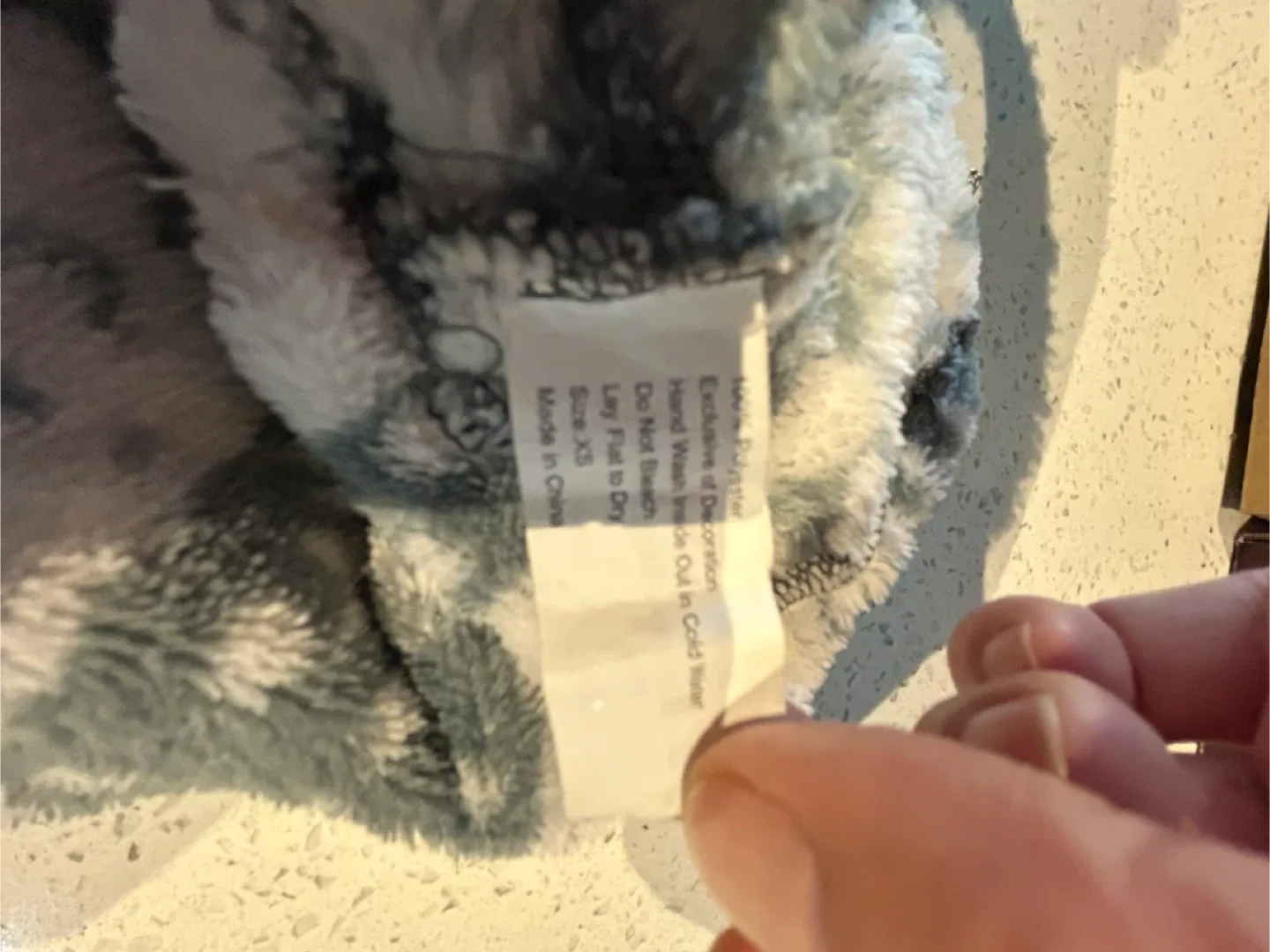 Dog Onesie - Grey & White, Size Small image indicator(6)