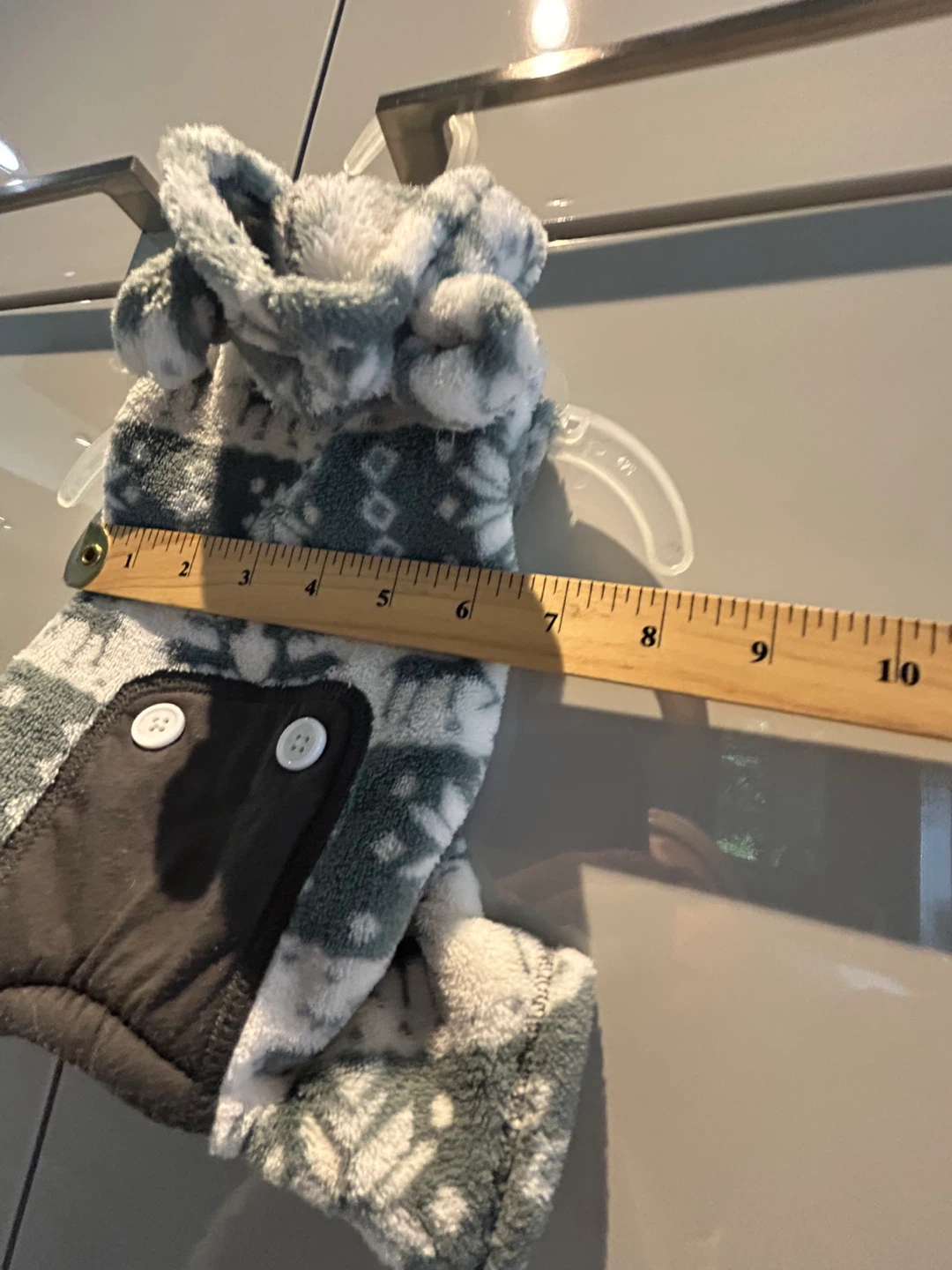 Dog Onesie - Grey & White, Size Small - photo 5