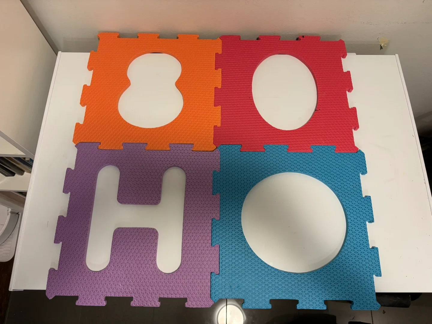 Free Foam Alphabet Play Mat Tiles #freecycle thumbnail