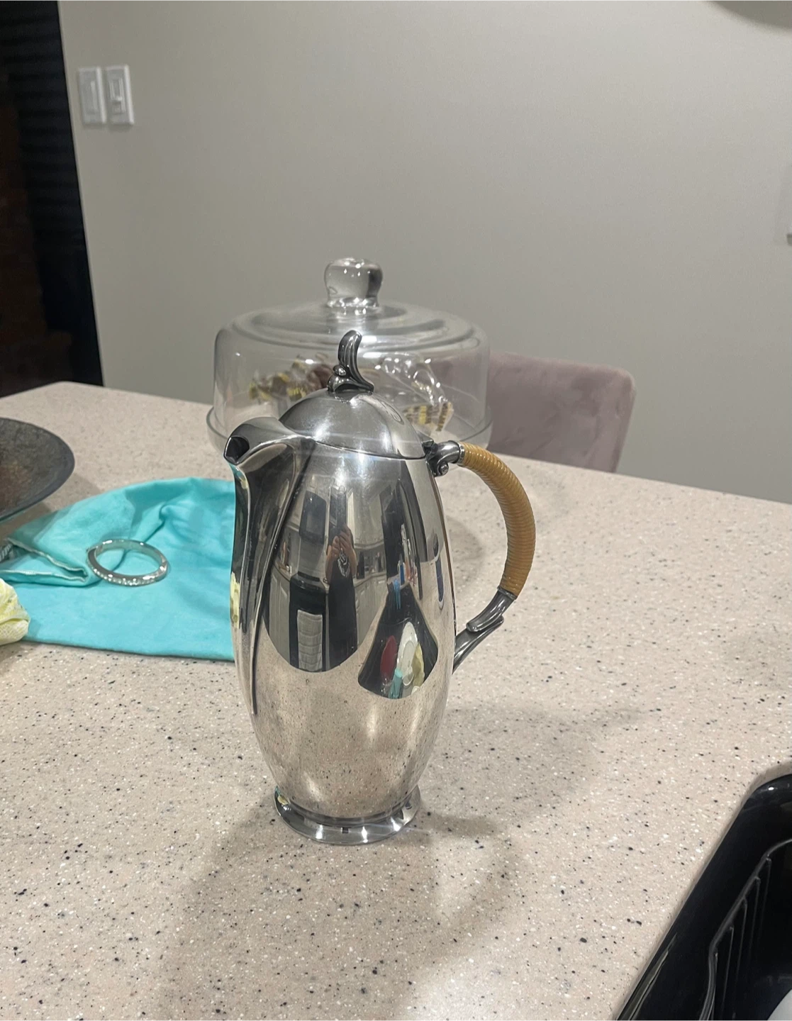 1847 Rogers Bros Antique Vintage Silver Plated Coffee Pot