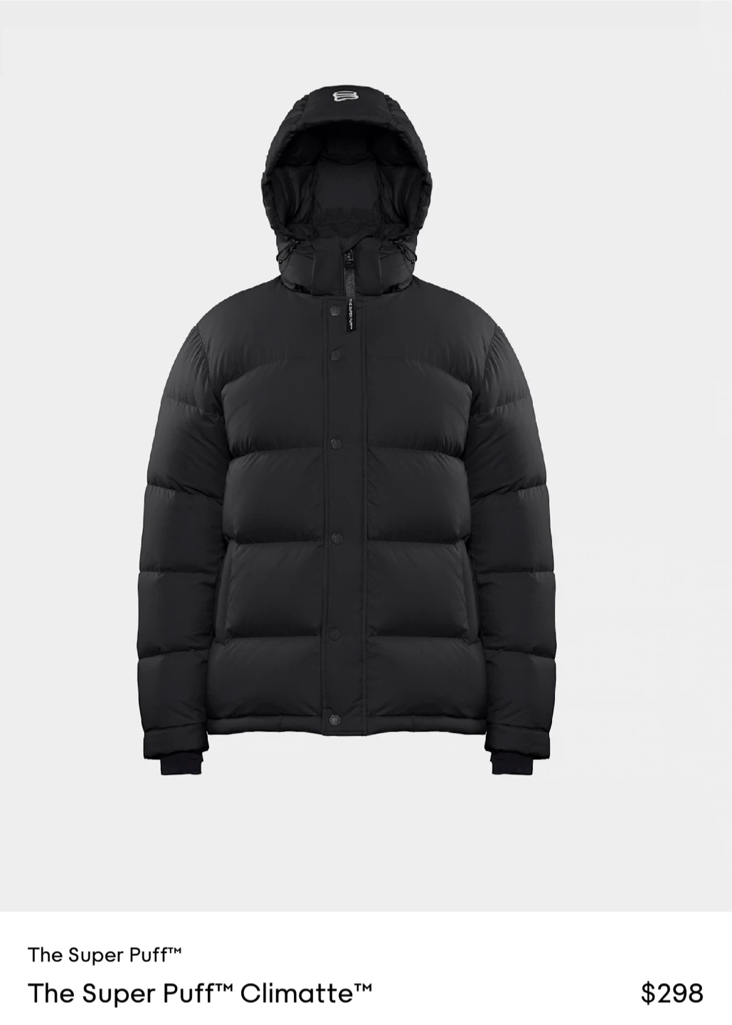 Aritzia The Super Puff Climatte - Black