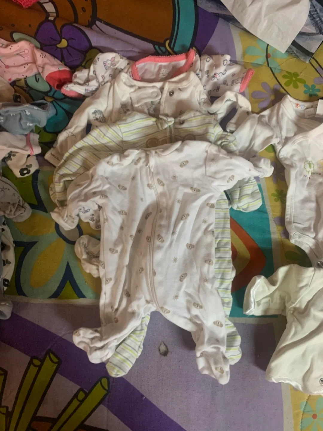 Preemie Baby Onesies and Hats Bundle image indicator(6)