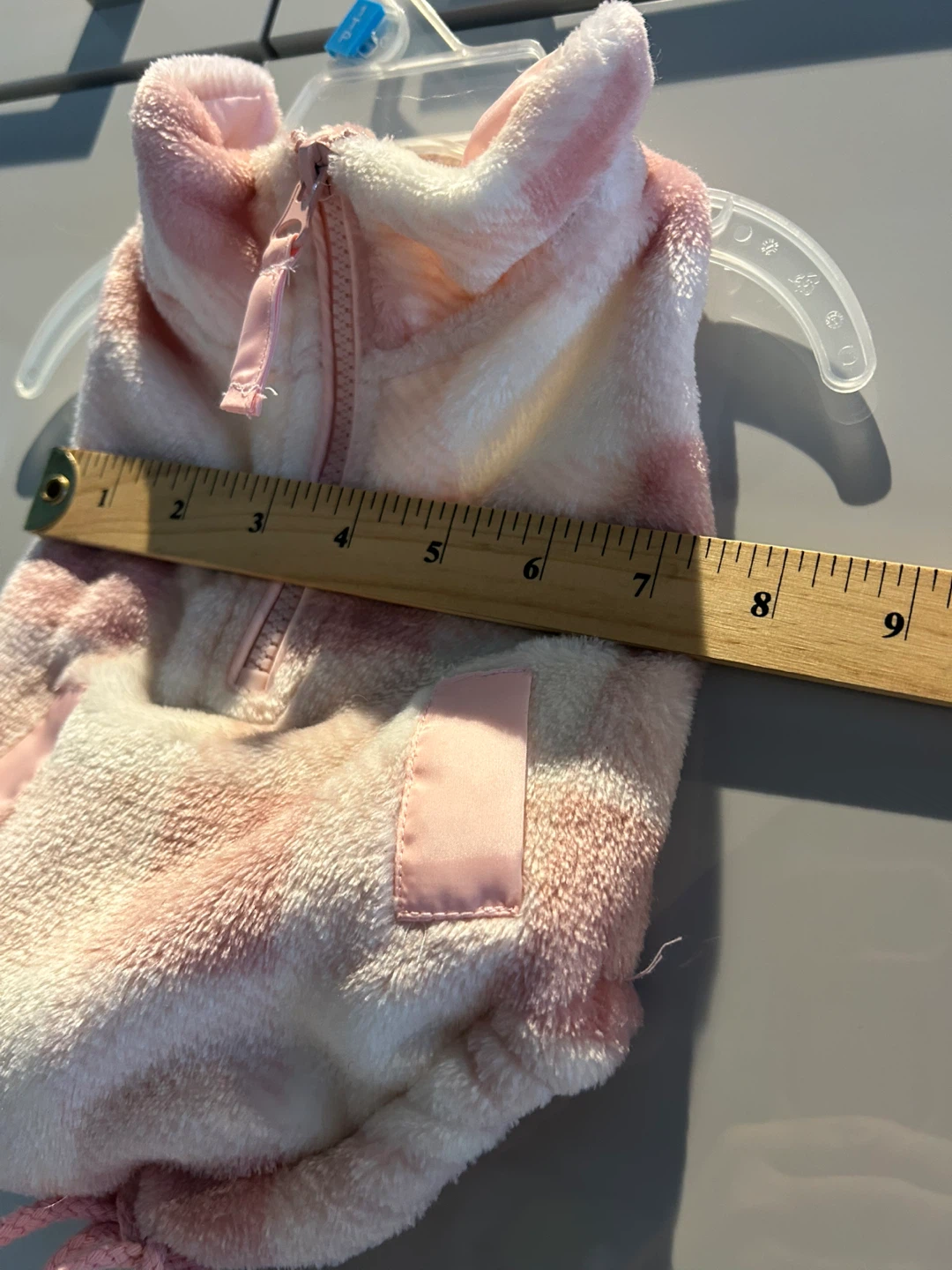 Top Paw Fuzzy Pink Buffalo Check Fleece S - photo 4