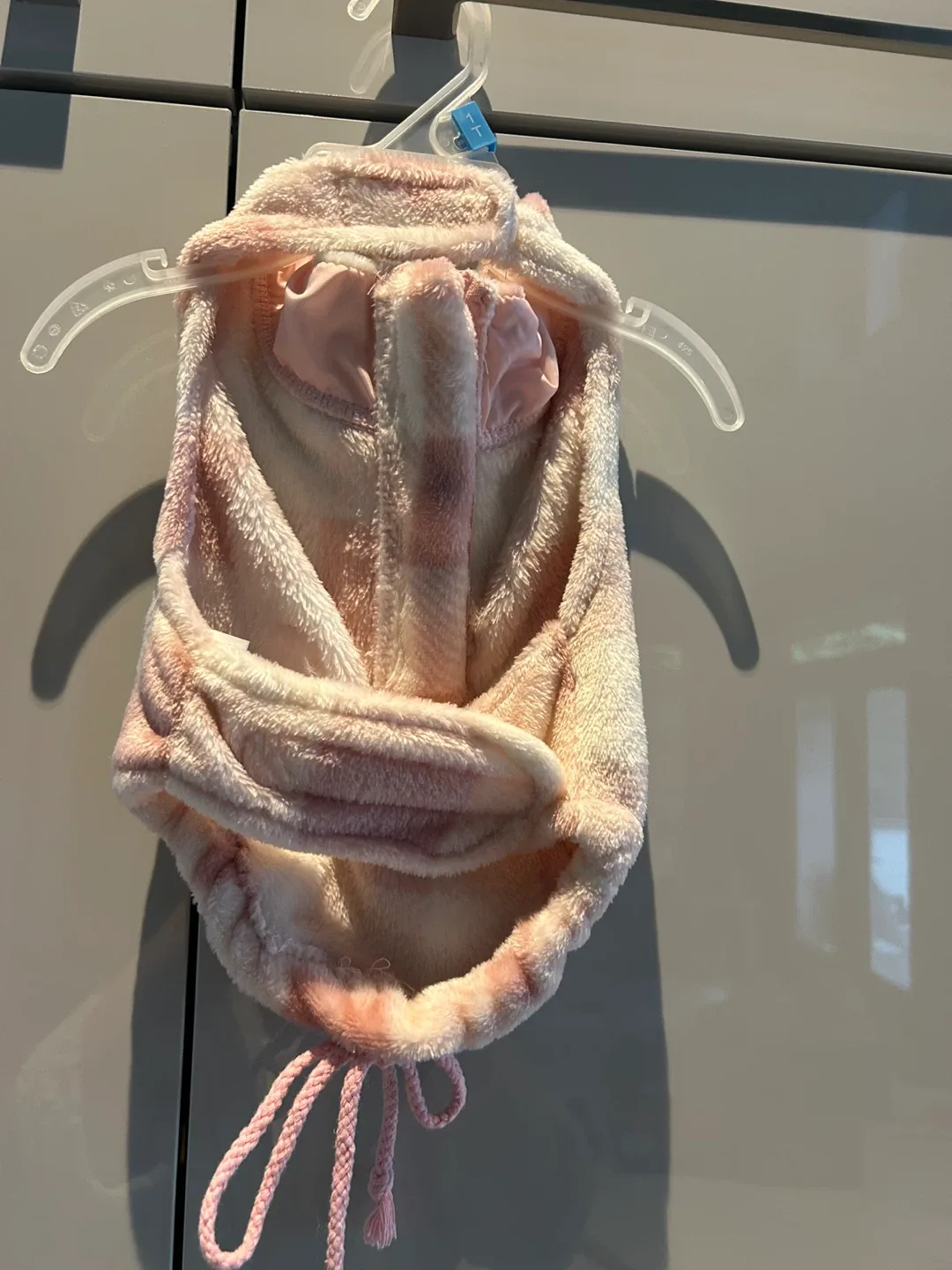 Top Paw Fuzzy Pink Buffalo Check Fleece S image indicator(2)