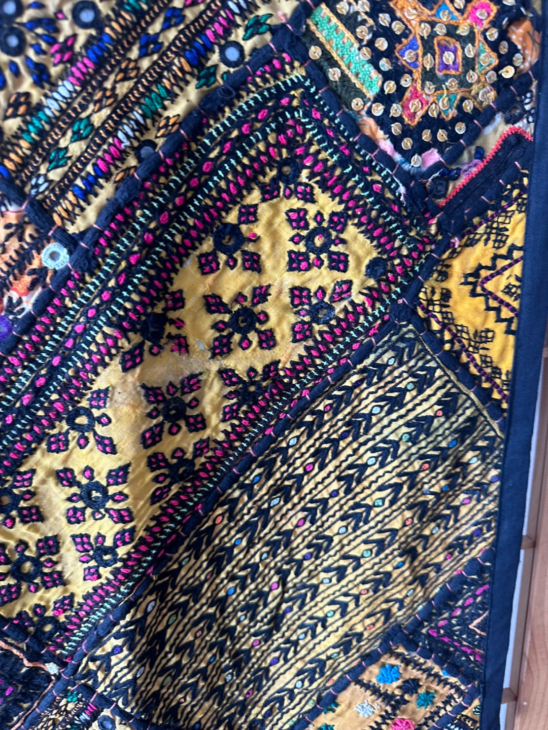 Handmade Patchwork Textile Art - photo 3