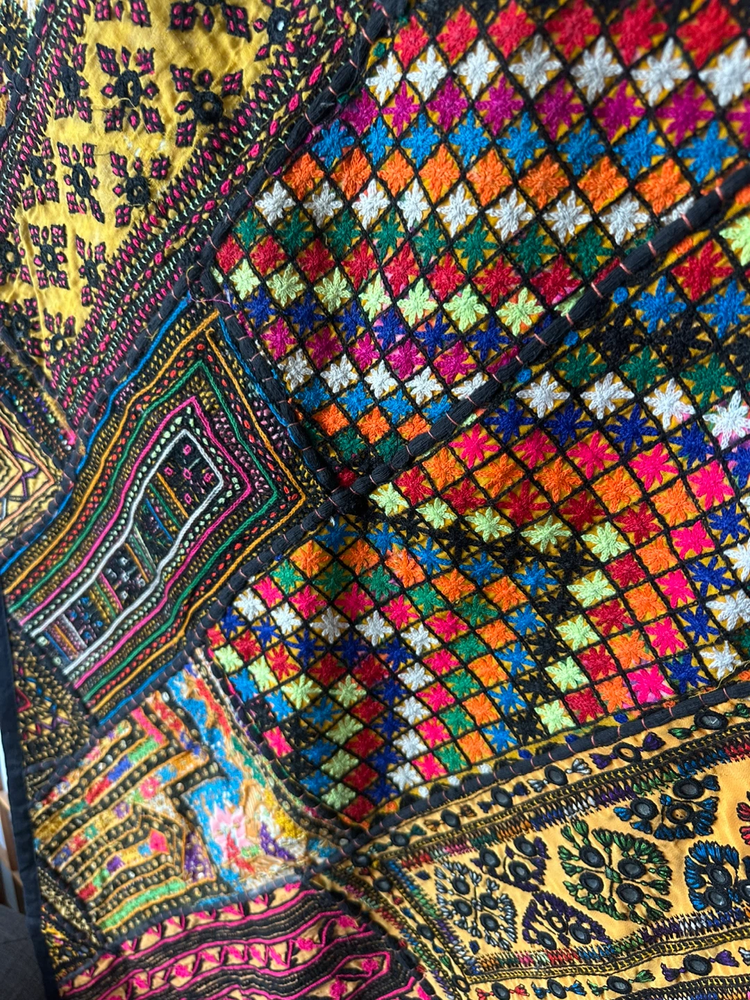 Handmade Patchwork Textile Art