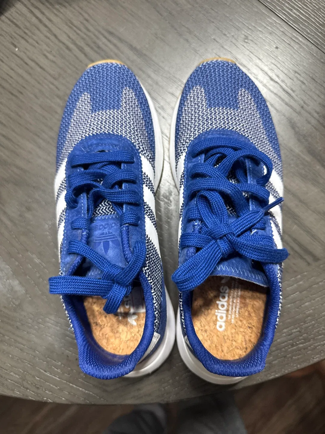 Adidas Blue & White Running Shoes image indicator(2)