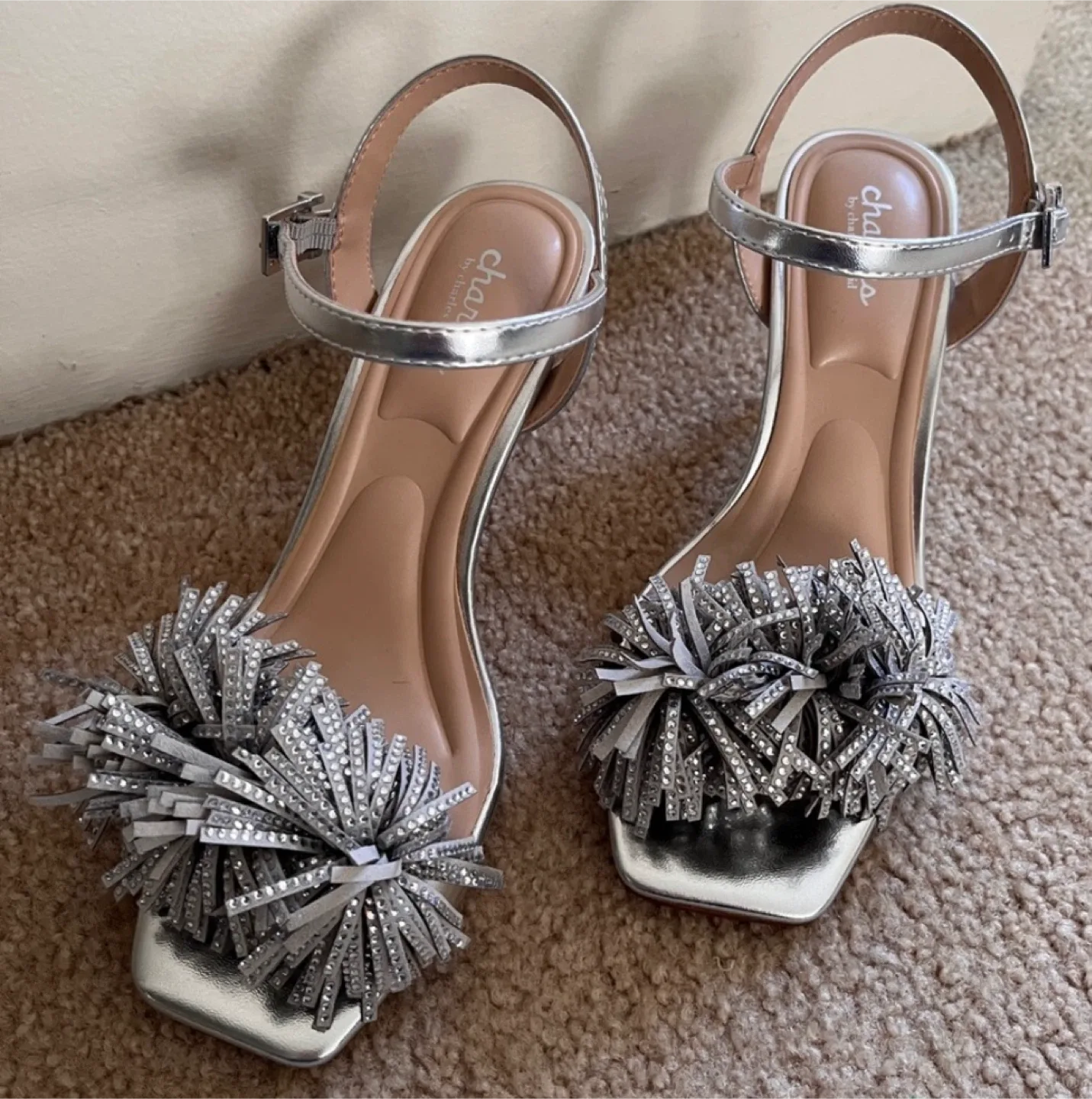 Charles Silver Heels - Size 7