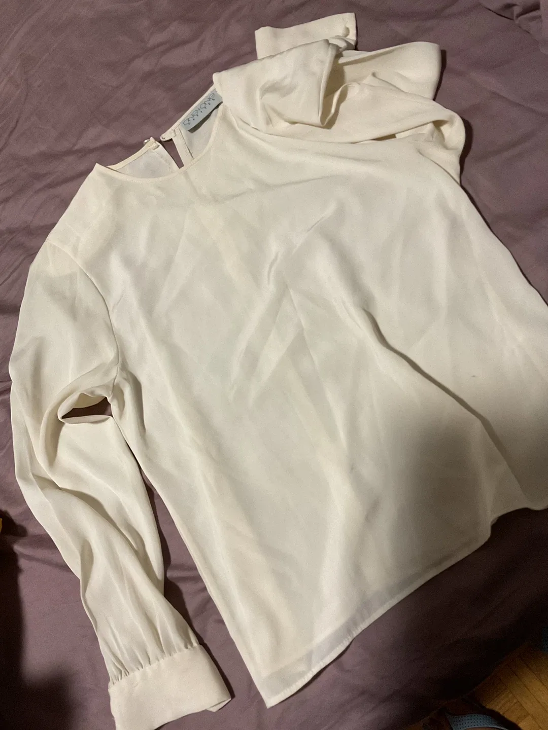 One+One Petites off White Blouse thumbnail