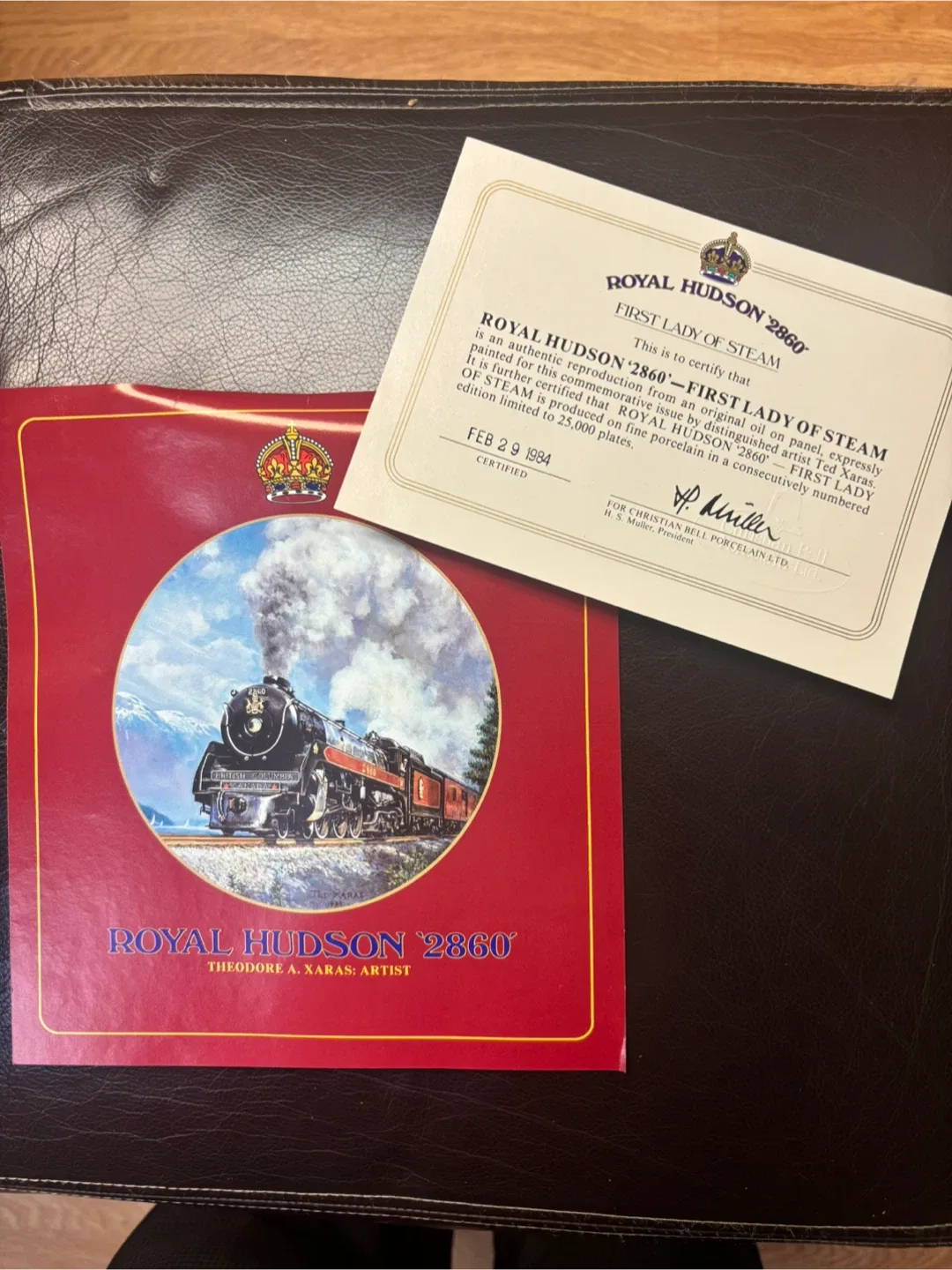 Royal Hudson '2860' First Lady of Steam Plate image indicator(5)