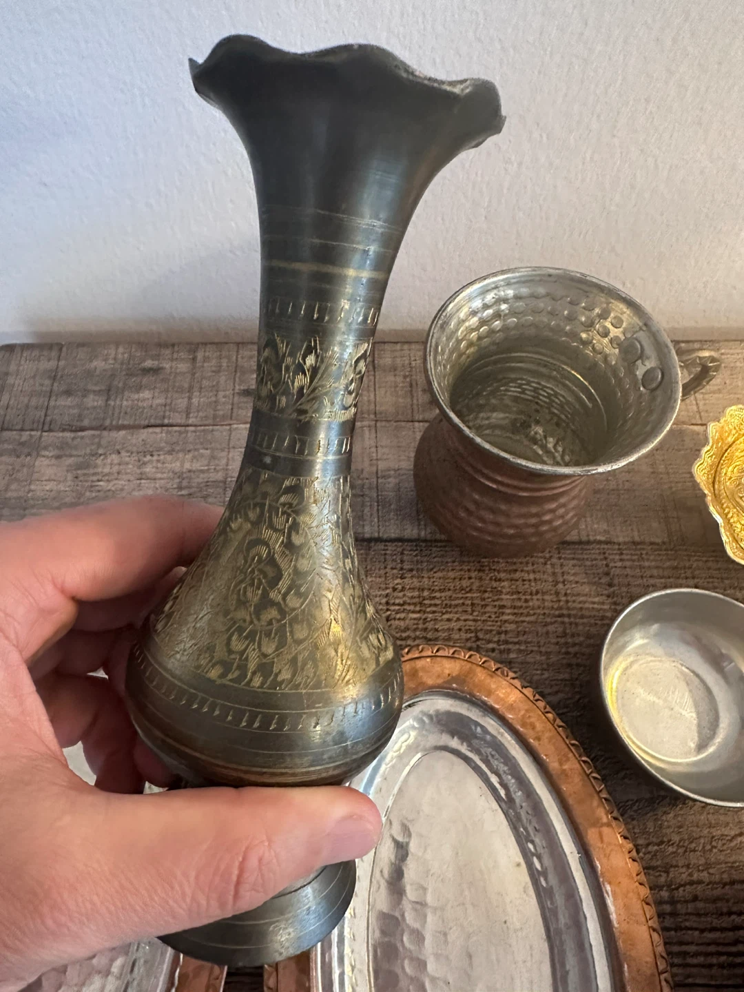 Mixed Metal Decorative Serving Pieces - photo 2