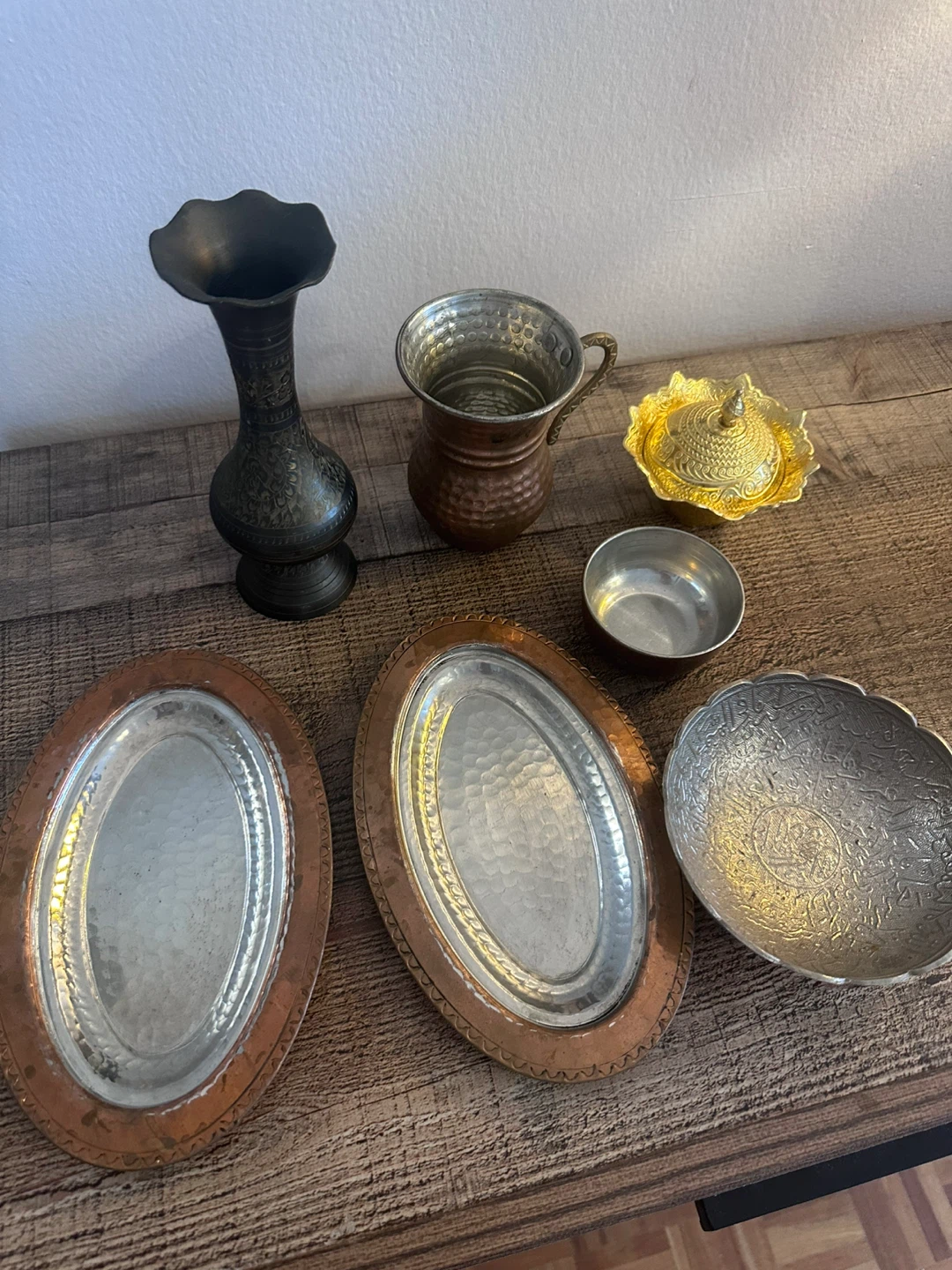 Mixed Metal Decorative Serving Pieces - photo 5