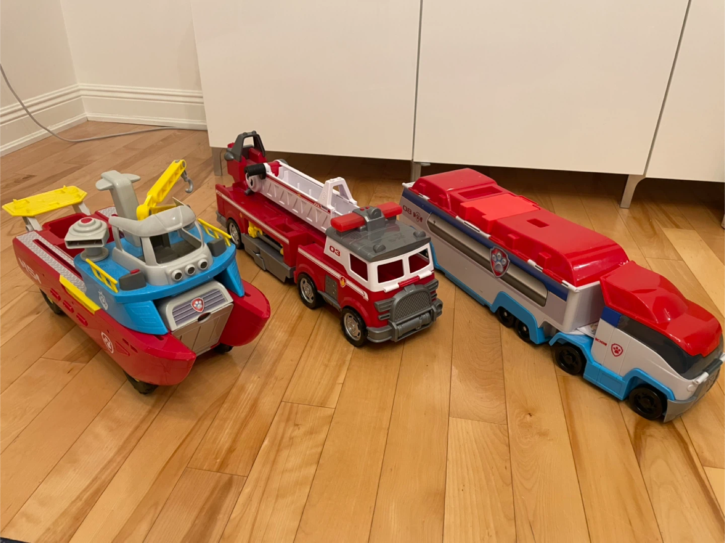 Paw Patrol Truck, Firetruck, Sea Patroller Lot