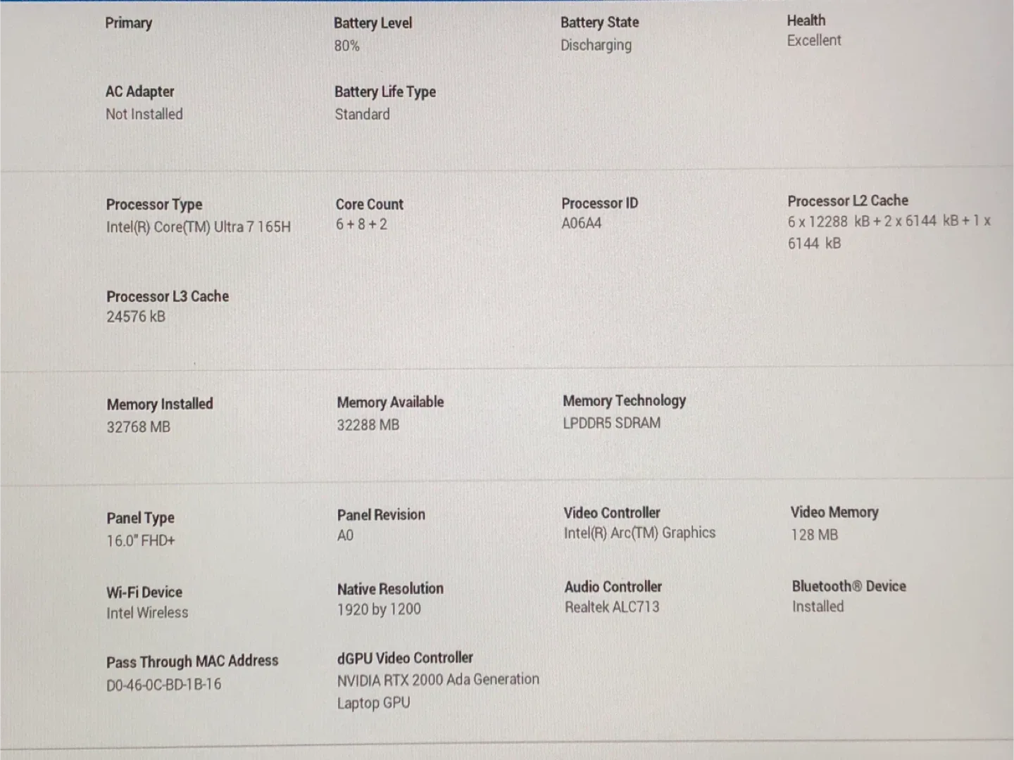 Dell Precision 5690 Laptop image indicator(3)