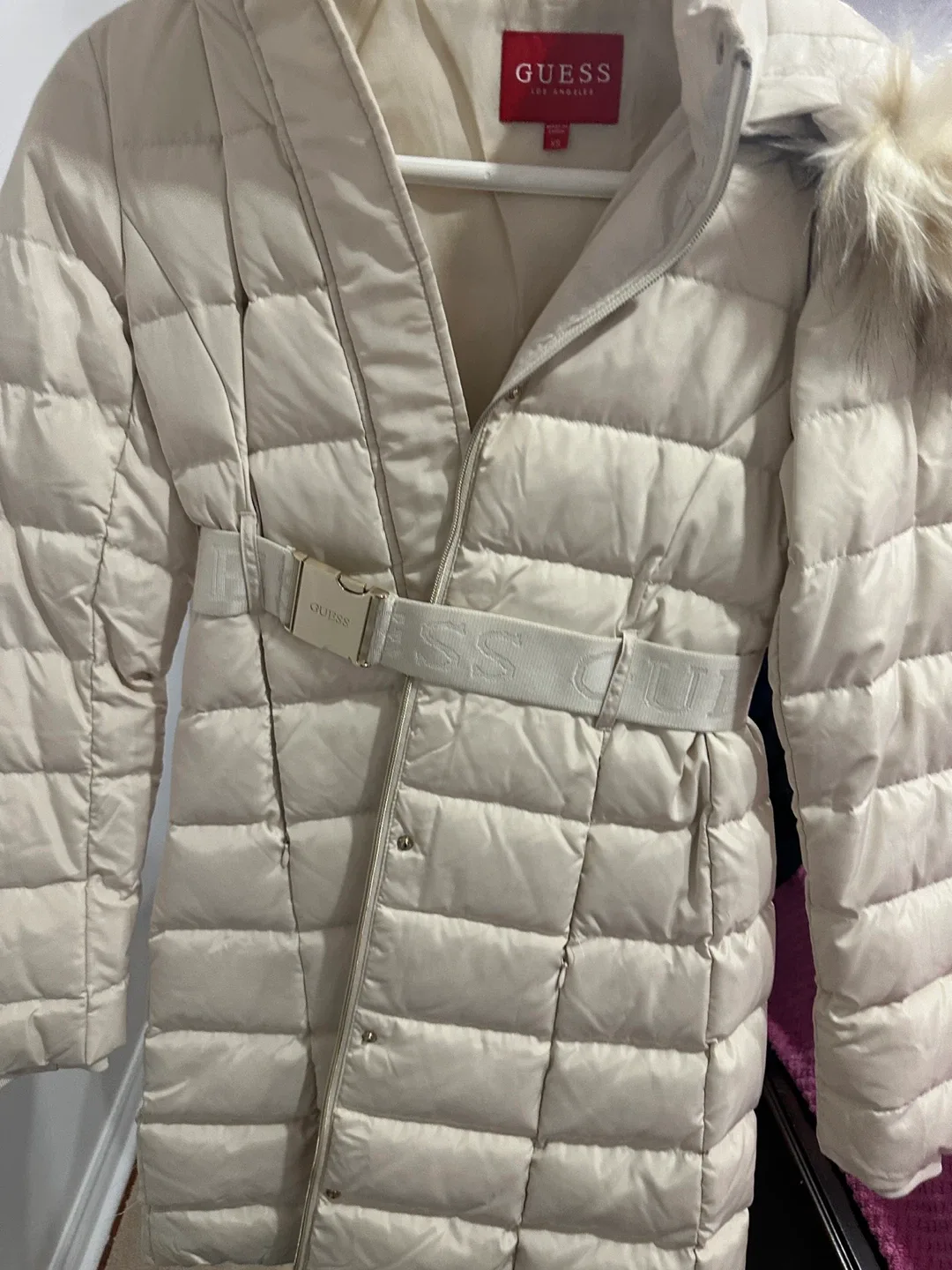 Guess Padded and Belted Winter Coat - XS thumbnail