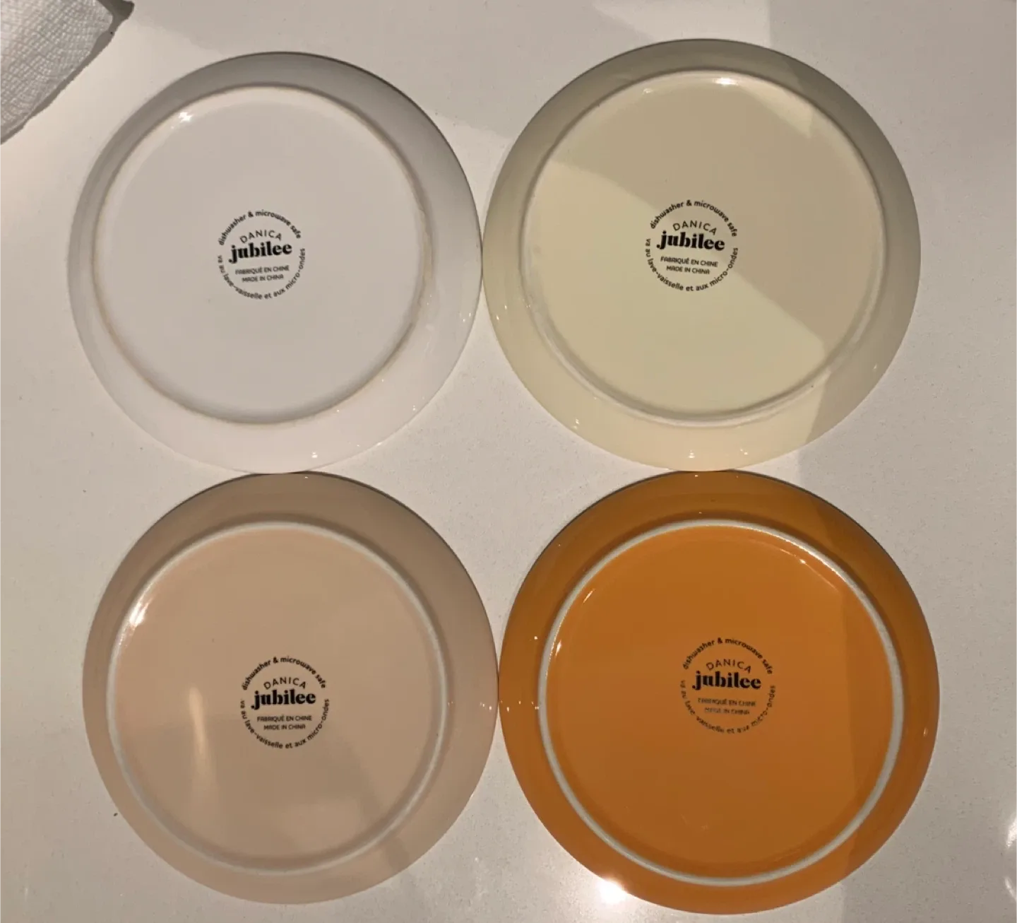 🤎 Set of 4 Appetizer/Desert Plates - Fun Leopard Prints! 🐆🐆🐆 image indicator(5)