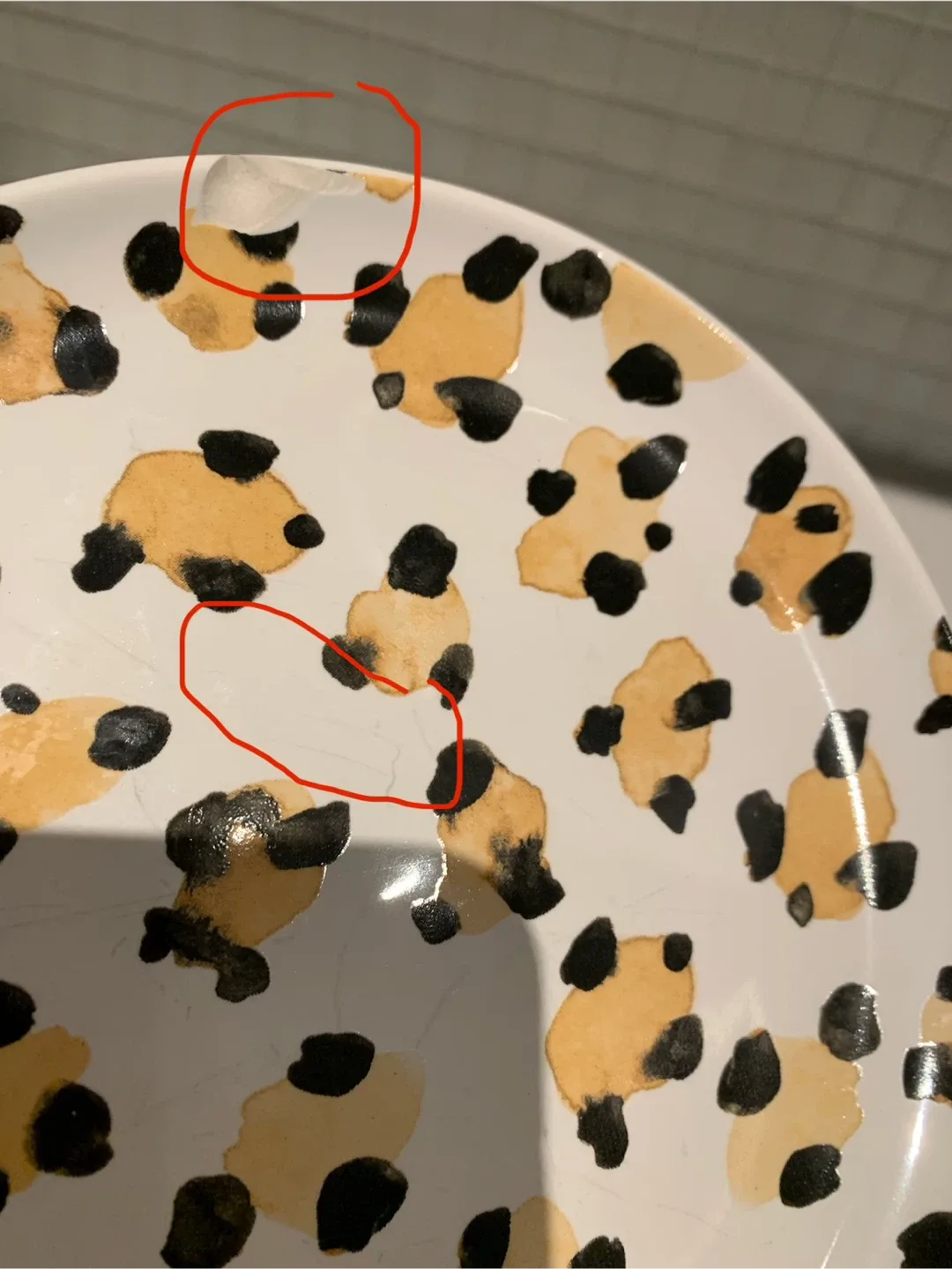 🤎 Set of 4 Appetizer/Desert Plates - Fun Leopard Prints! 🐆🐆🐆 image indicator(8)