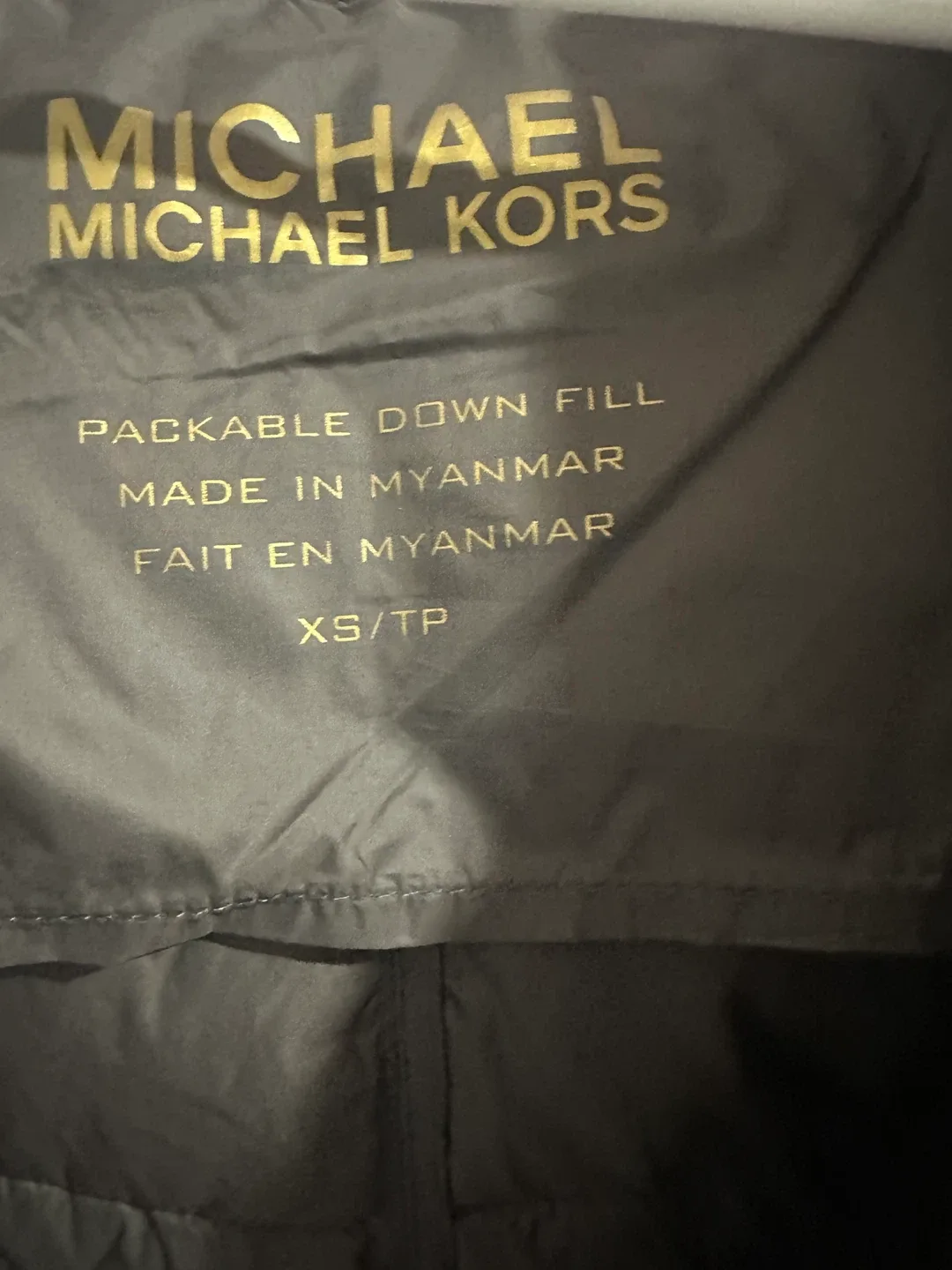 Michael Kors Packable Down Fill Puffer Jacket XS image indicator(2)