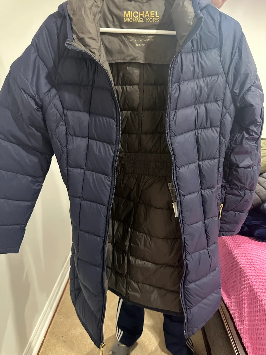 Michael Kors Packable Down Fill Puffer Jacket XS thumbnail