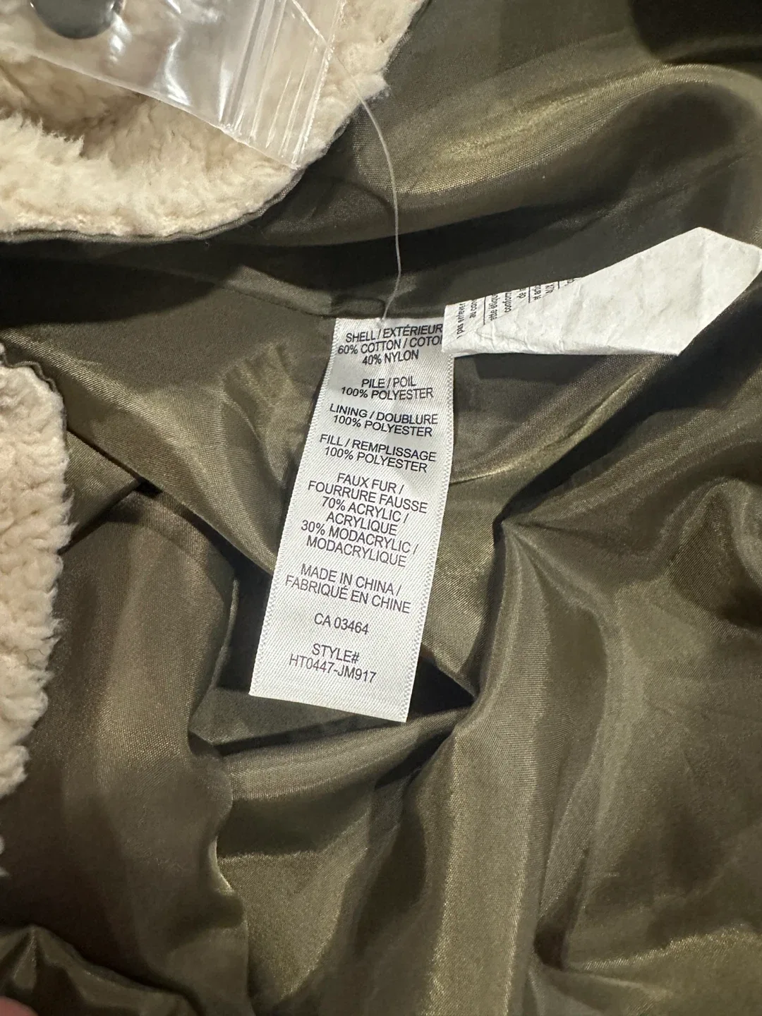 RICKI'S Olive Green Winter Parka - Size XS image indicator(4)