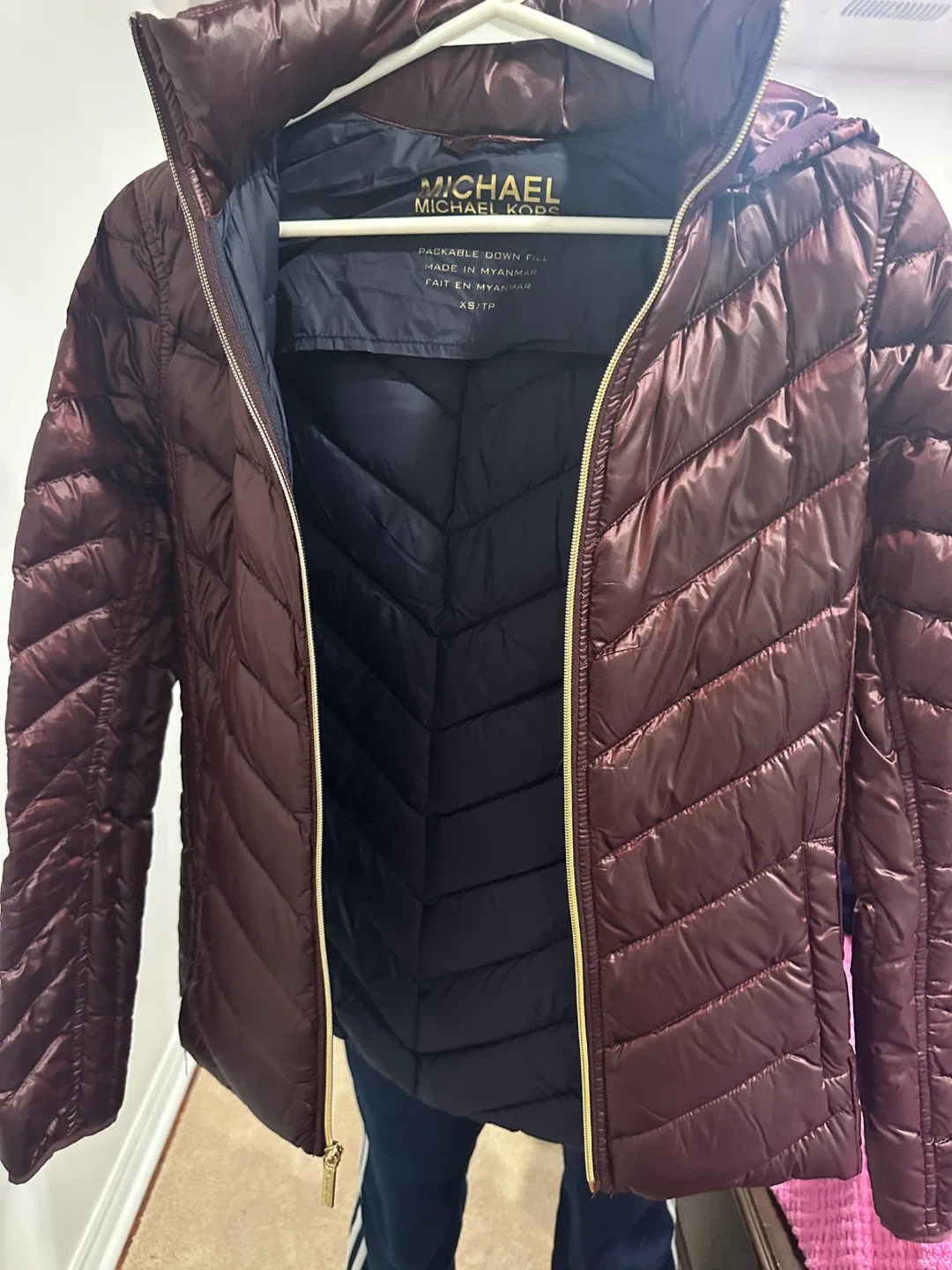 Michael Kors Packable Down Fill Jacket - XS thumbnail