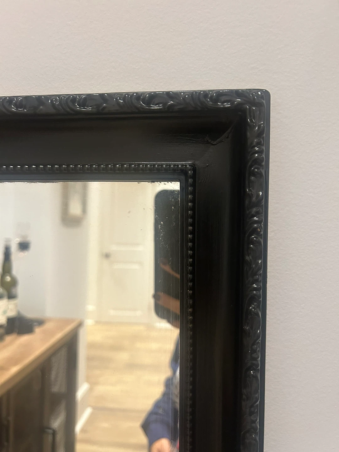 Black Framed Full Length Mirror $10 - photo 3