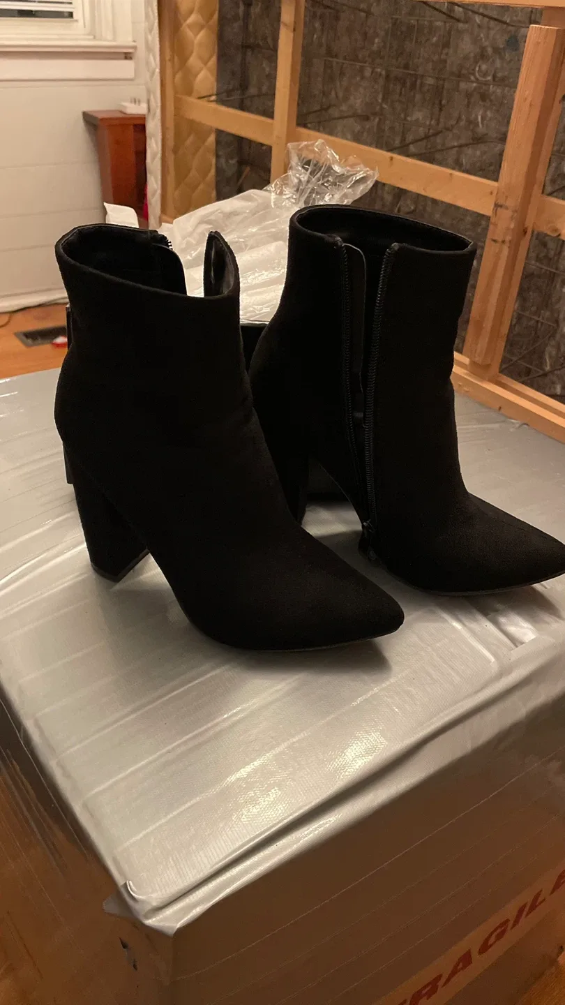 Black Ankle Boots - Size 6 image indicator(2)