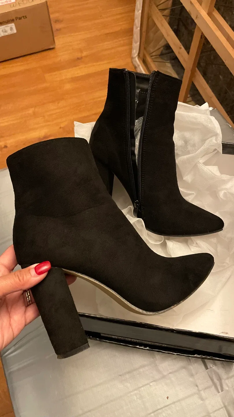Black Ankle Boots - Size 6 image indicator(4)