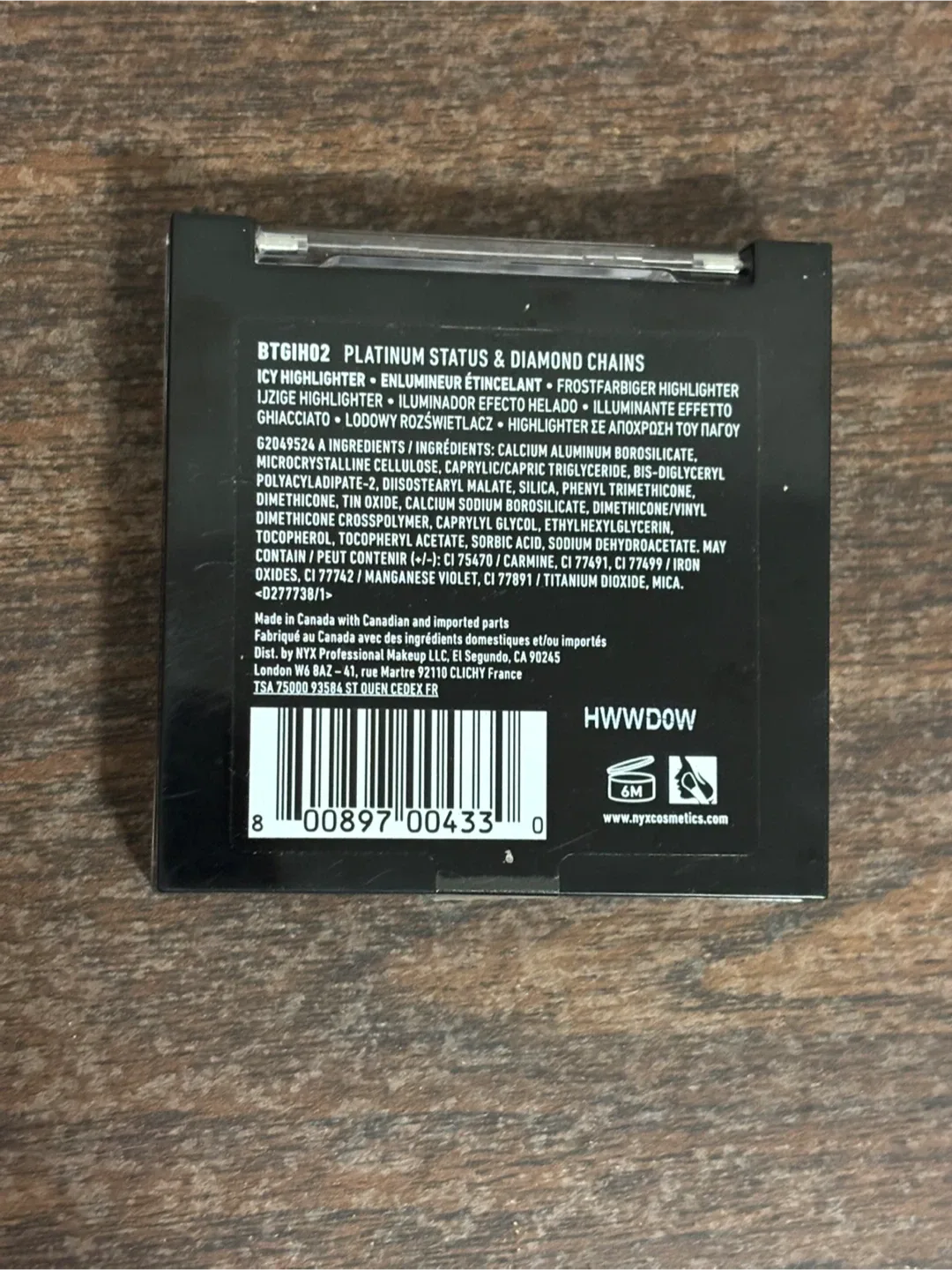 NYX Born To Glow! Icy Highlighter Palette ✨ image indicator(4)