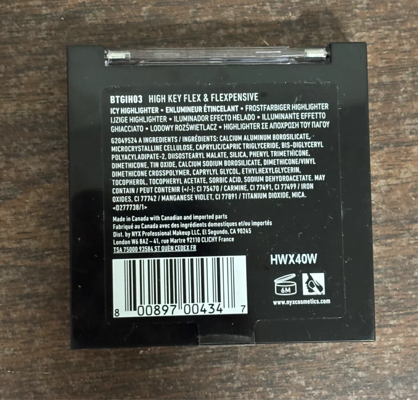 NYX Born To Glow! Icy Highlighter Palette ✨ image indicator(2)