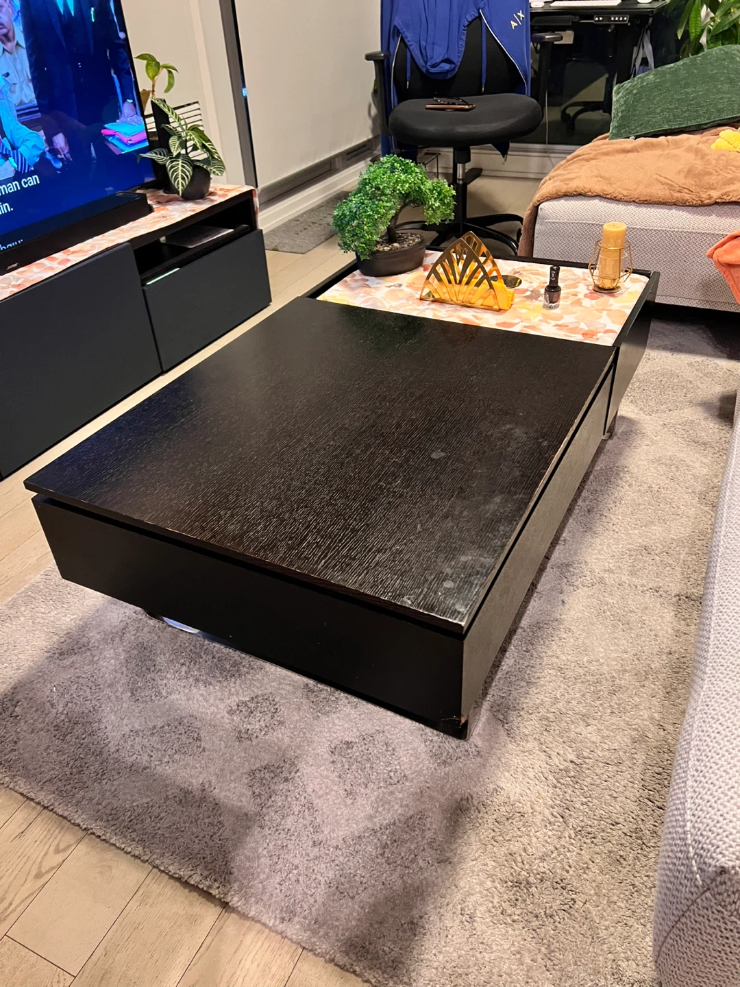 Black Lift Top Coffee Table - photo 3