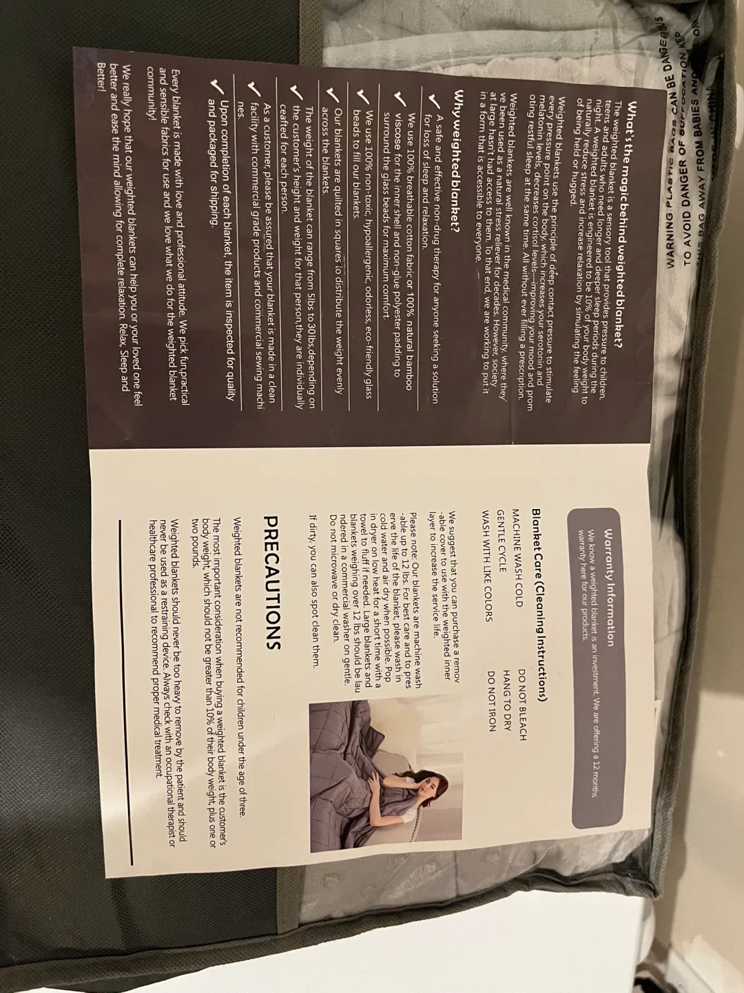 Weighted Blanket - Relax, Sleep, & Better image indicator(3)