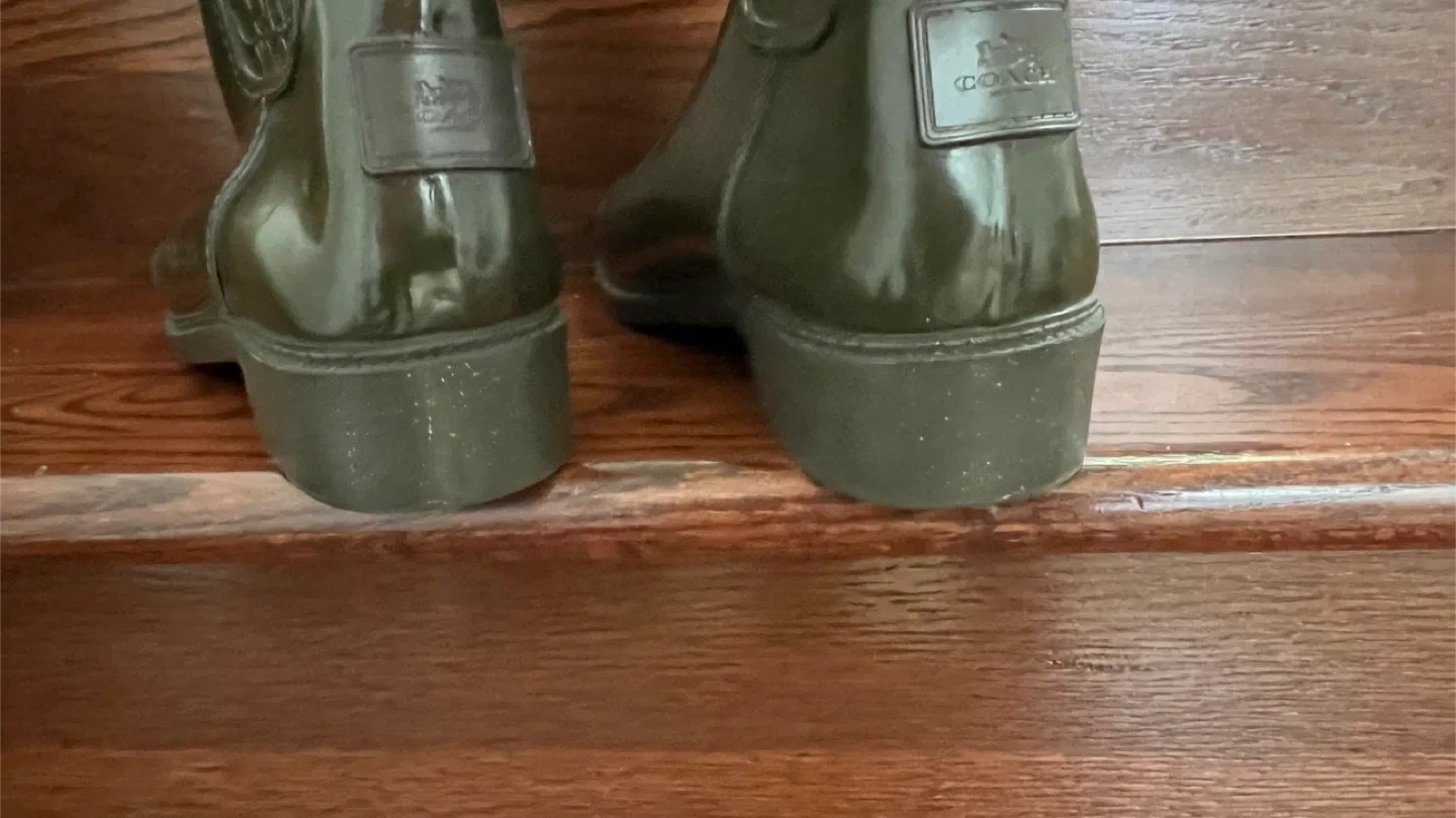 Coach rain boots brown - size 8 image indicator(3)