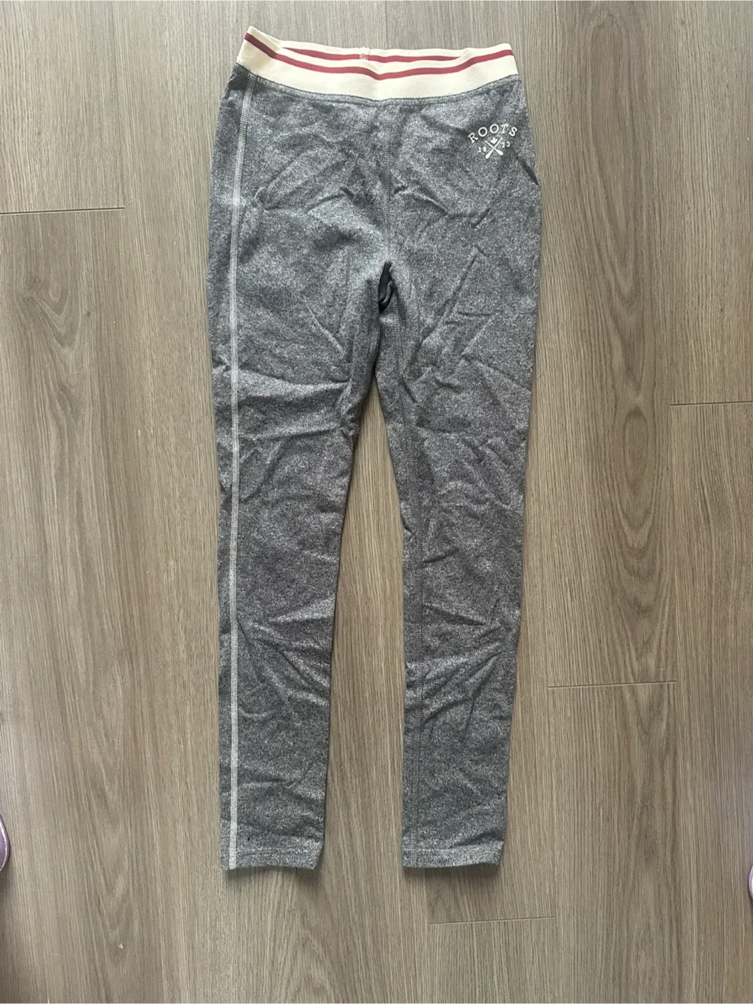 Roots Kids Grey Leggings Size L (9-10 yrs) image indicator(2)