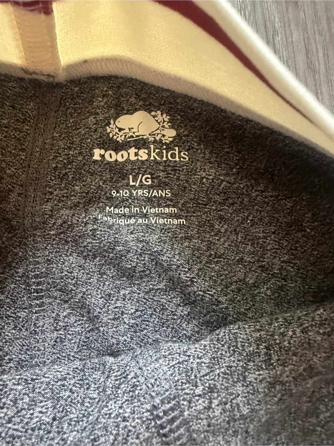 Roots Kids Grey Leggings Size L (9-10 yrs) image indicator(5)