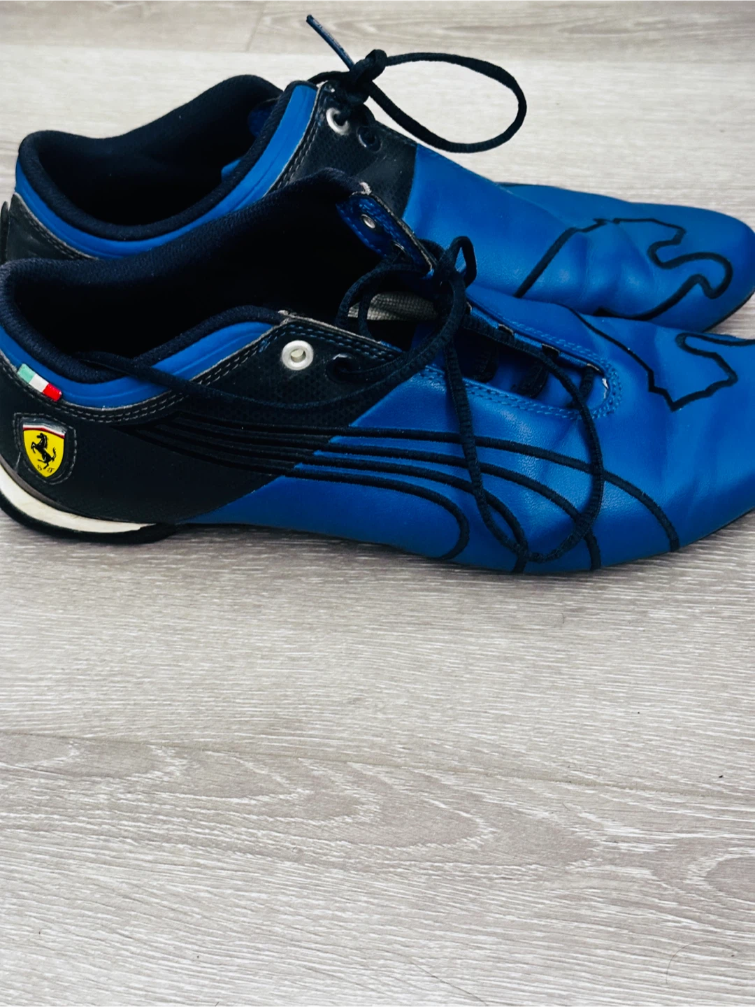 Puma Ferrari Race Sneakers - Blue, Size 9.5 - photo 2