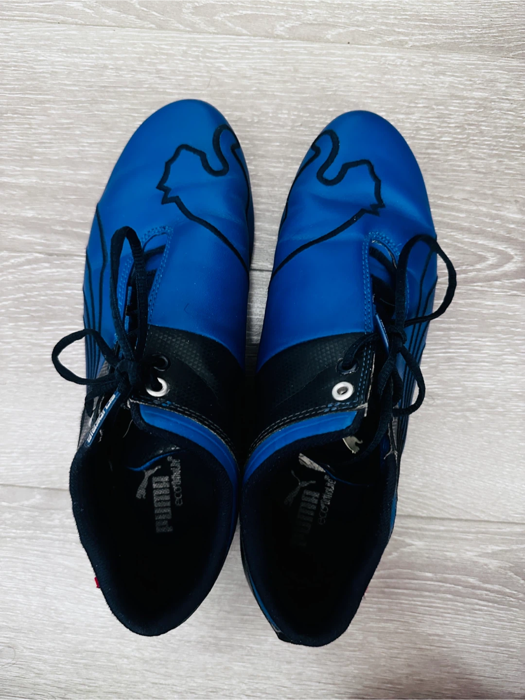 Puma Ferrari Race Sneakers - Blue, Size 9.5
