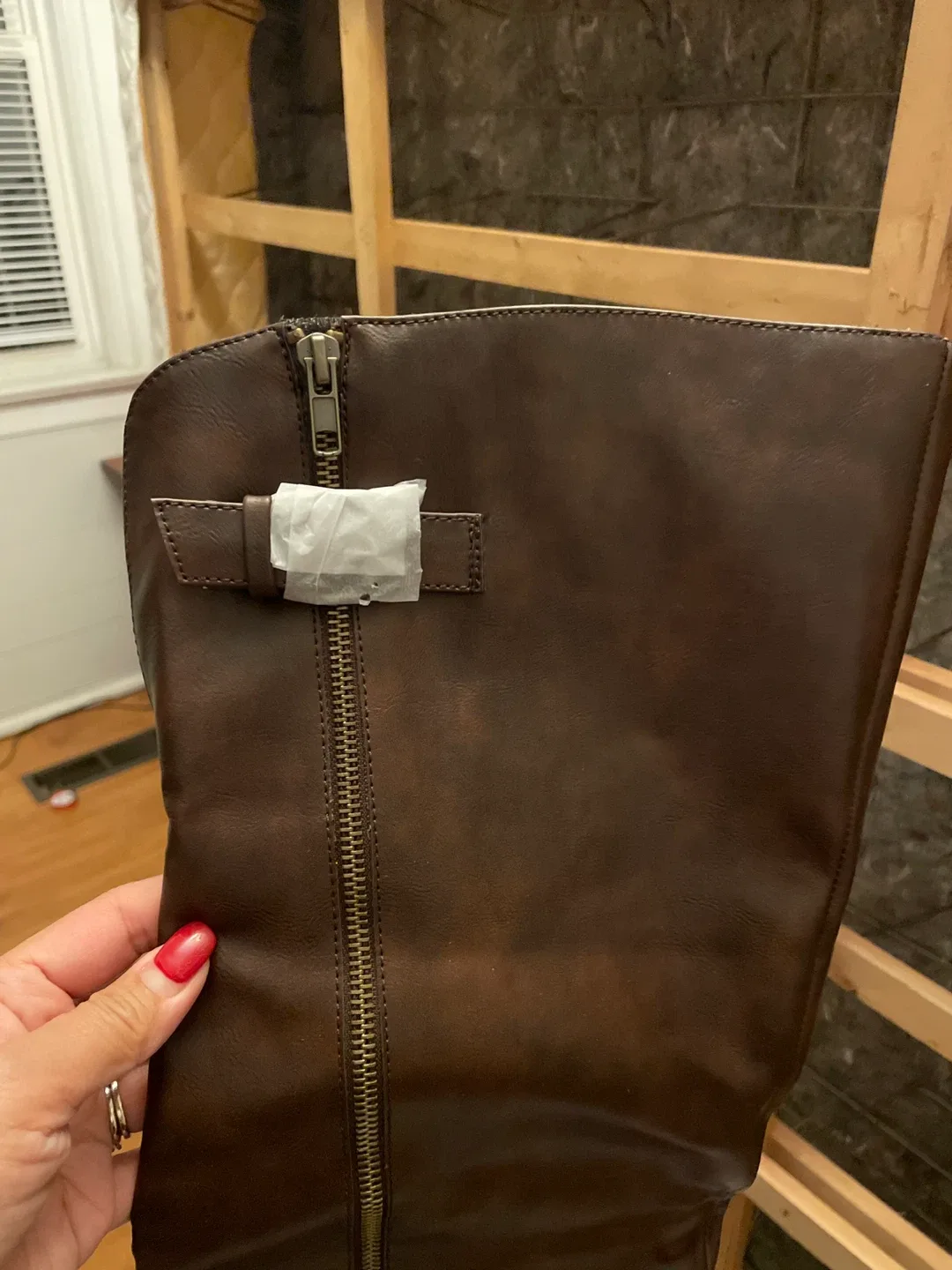 Vince Camuto Brown Riding Boots, Size 7 image indicator(3)