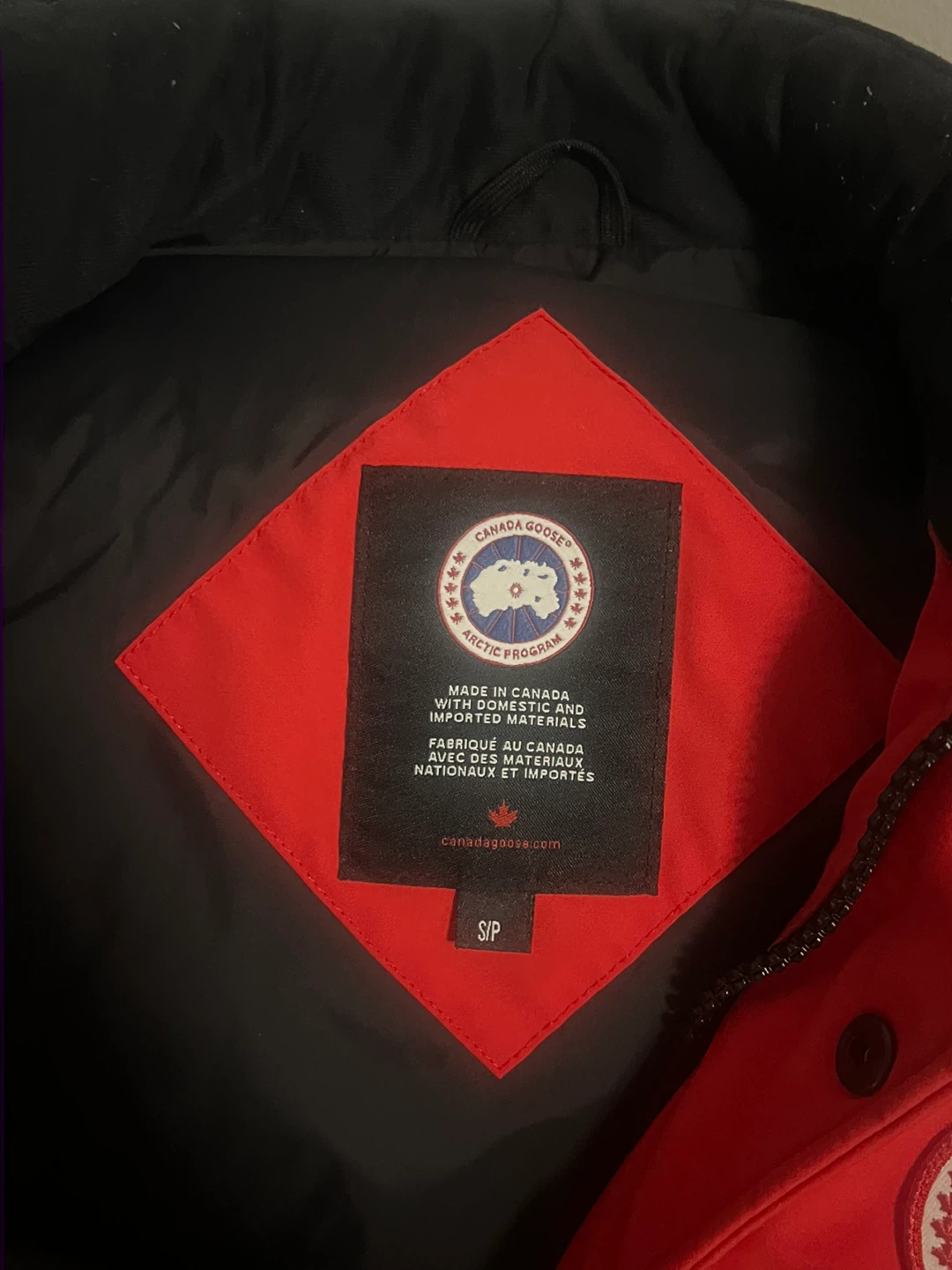 Canada Goose Red Puffer Vest - Size S - photo 2