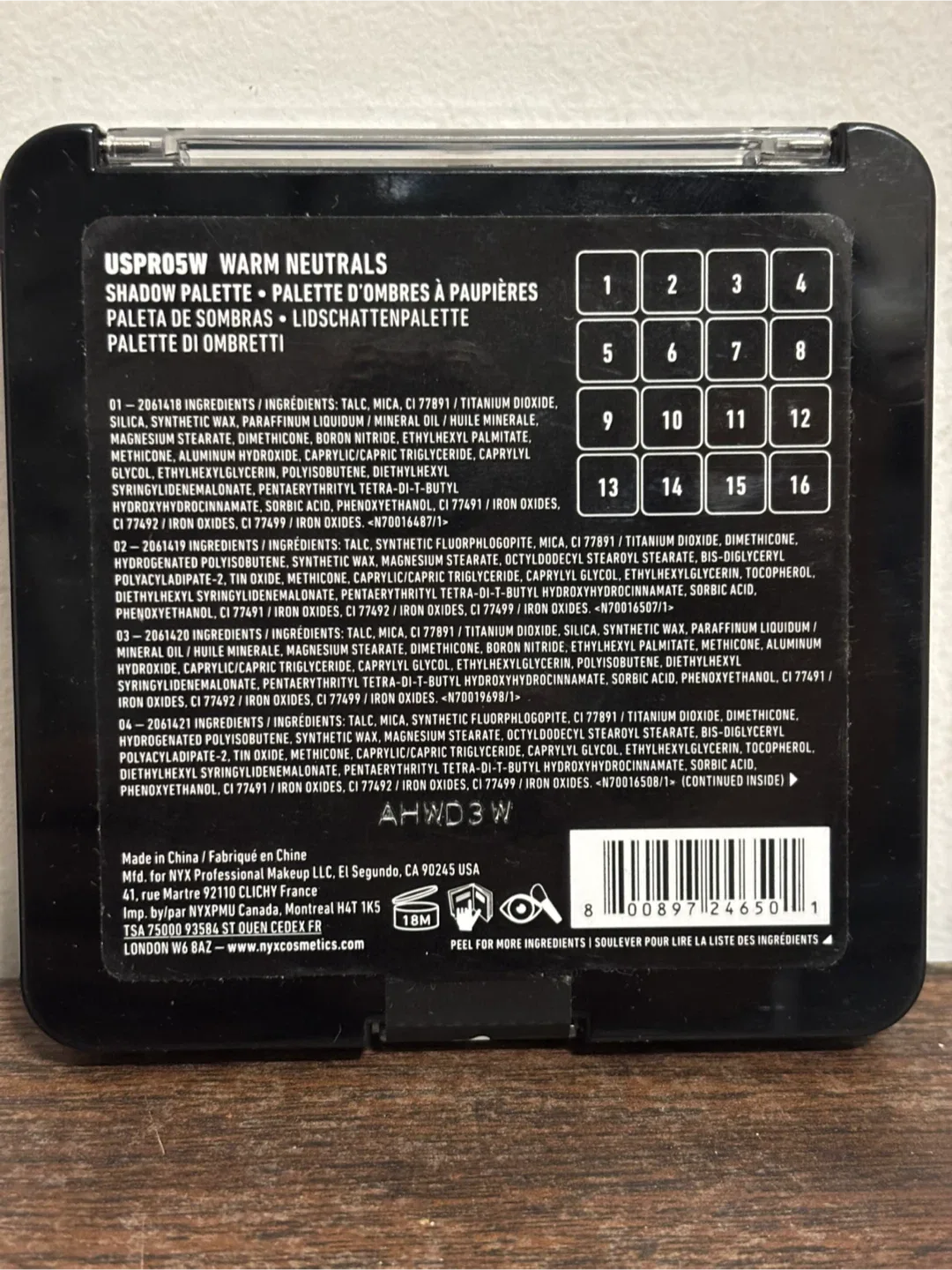 NYX Ultimate Warm Neutrals Eyeshadow Palette image indicator(2)